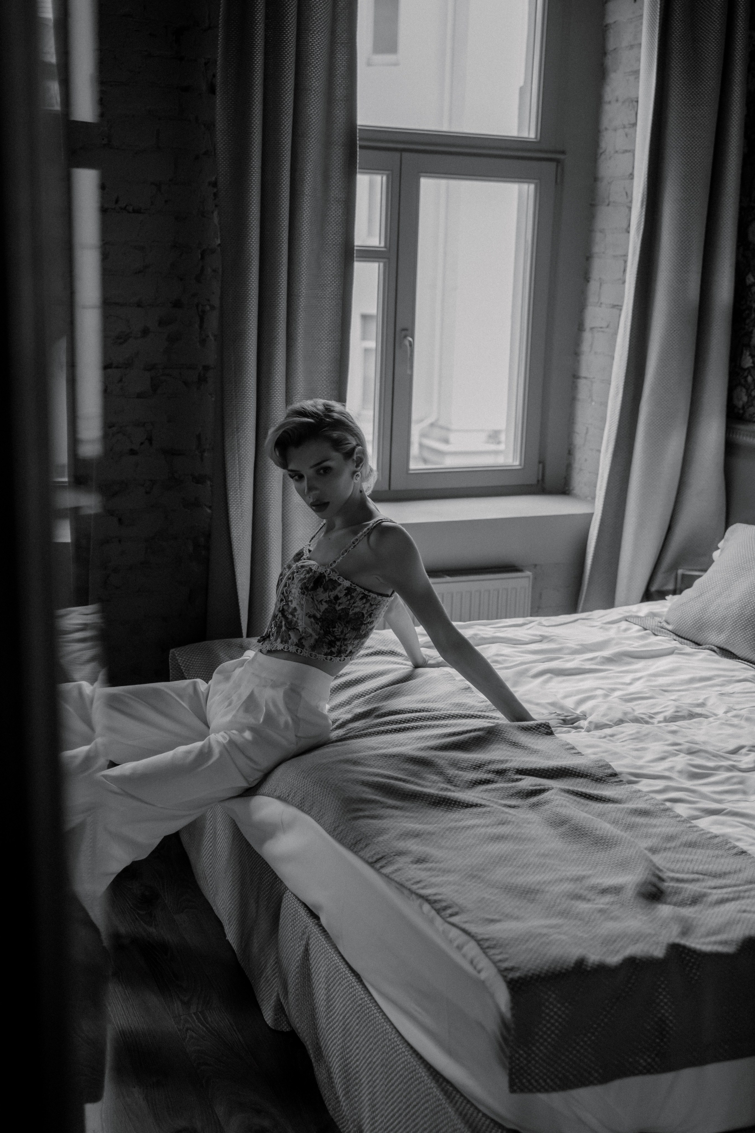 Будуарная история в отеле. Портретный фотограф в Москве
