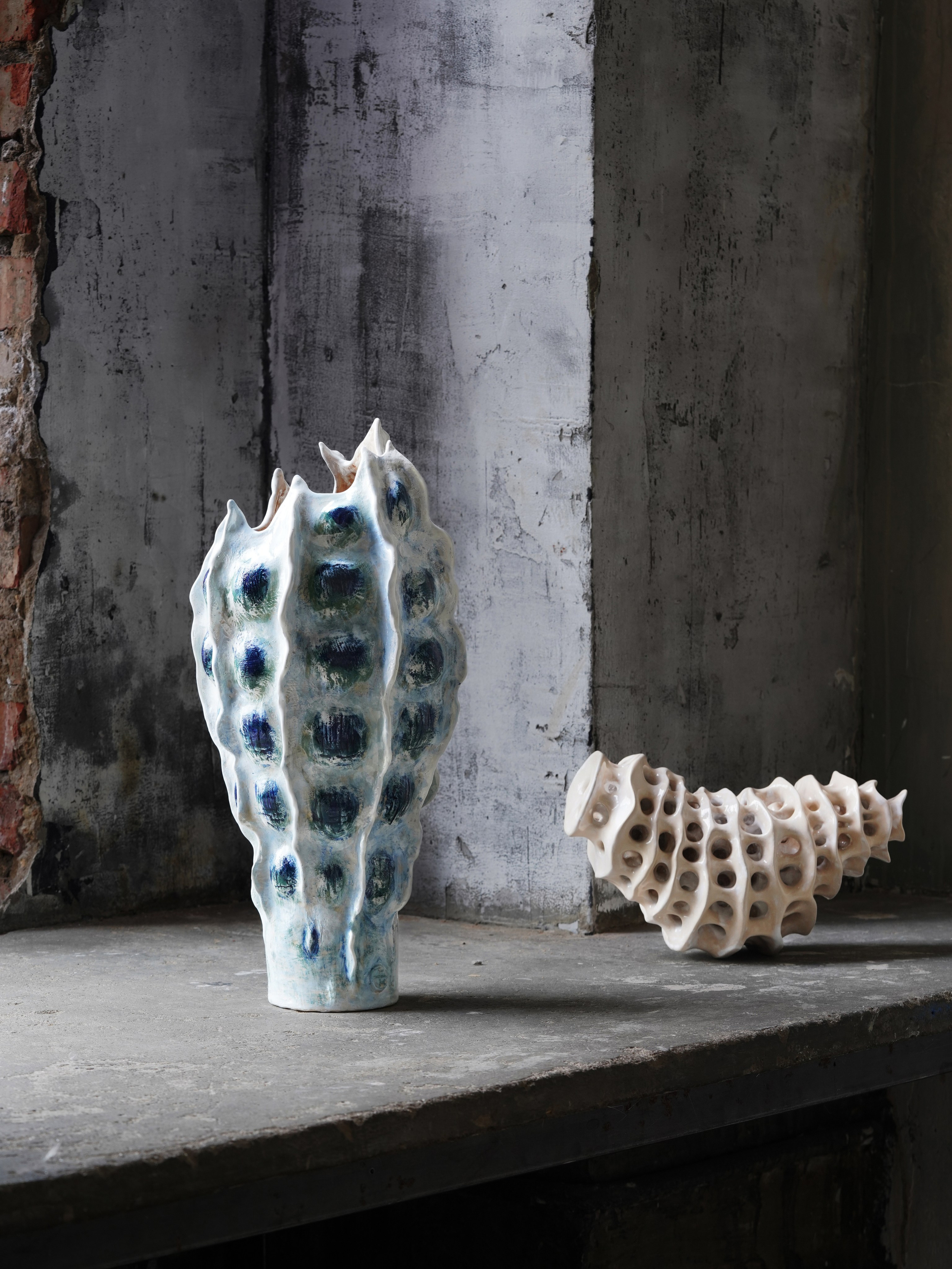 Вазы в интерьере, керамика, авторская работа