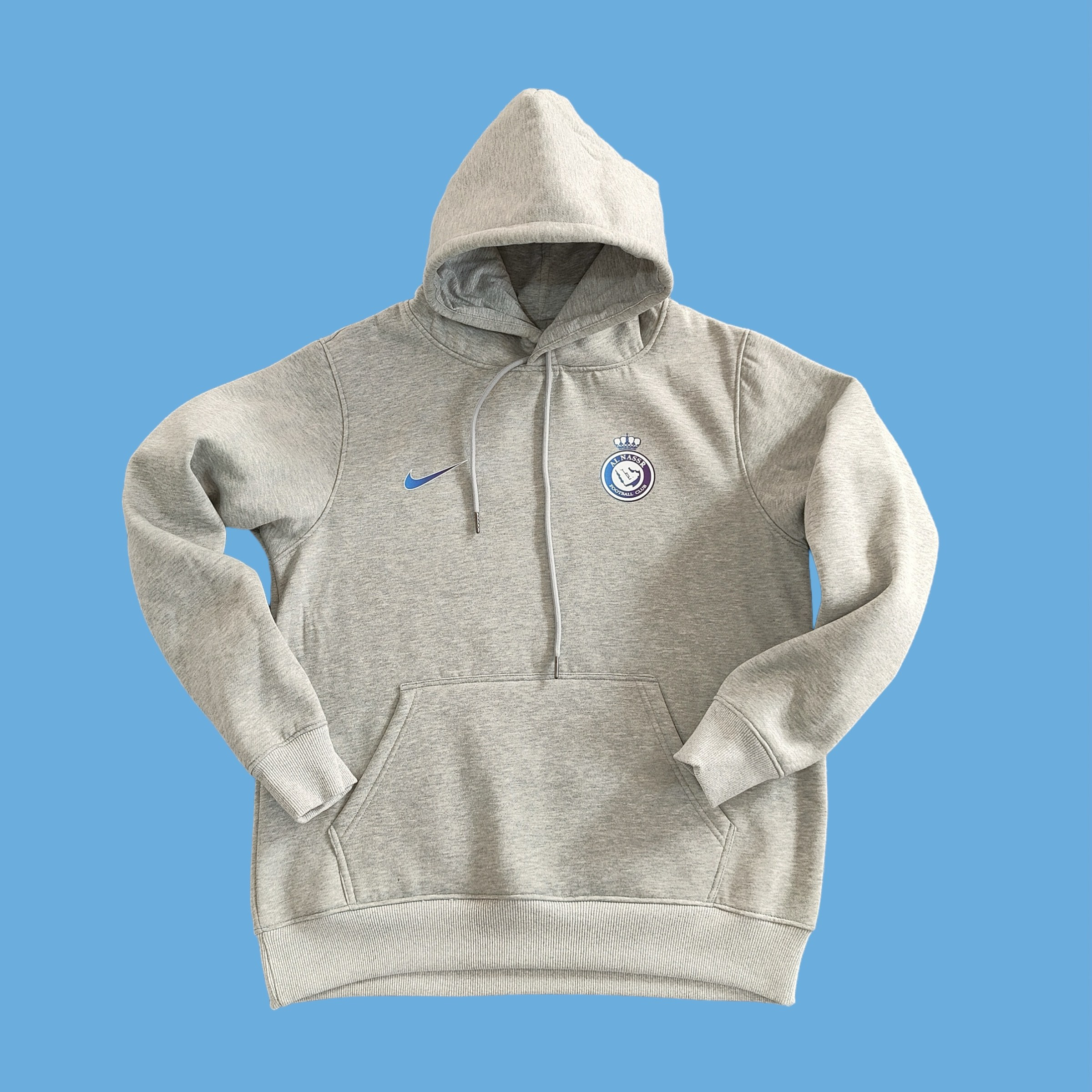 Худи Al-Nassr Nike серая 2024-2025. Футбольный магазин — ssw_magazin
