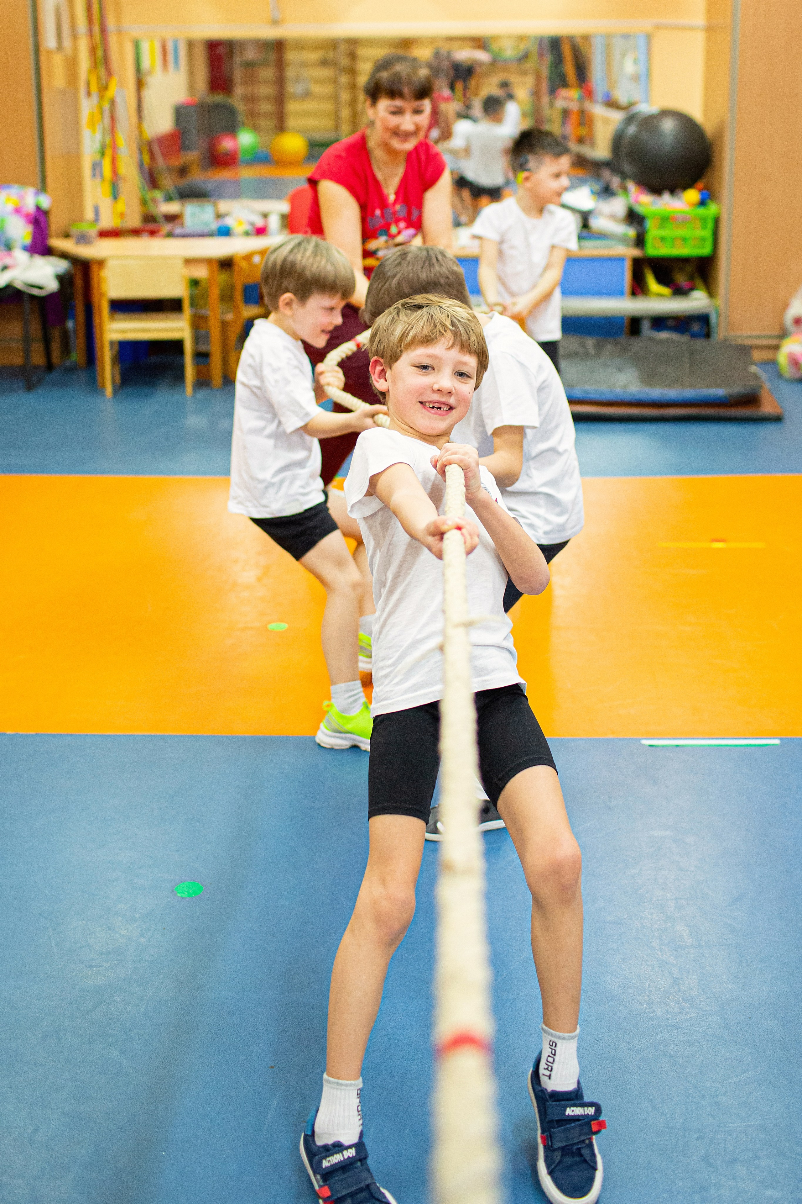 Физкультура в детском саду. Свадебный, семейный, детский фотограф в Санкт-Петербурге