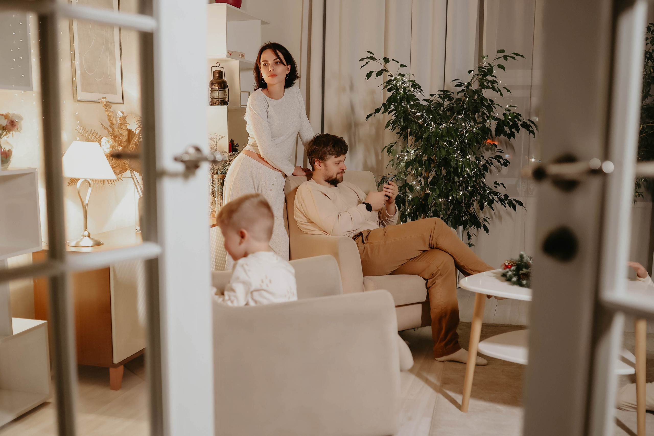 Новогодняя. Саша+Андрей+дети. Photographer in Moscow & everywhere in the World Alena Vyalova