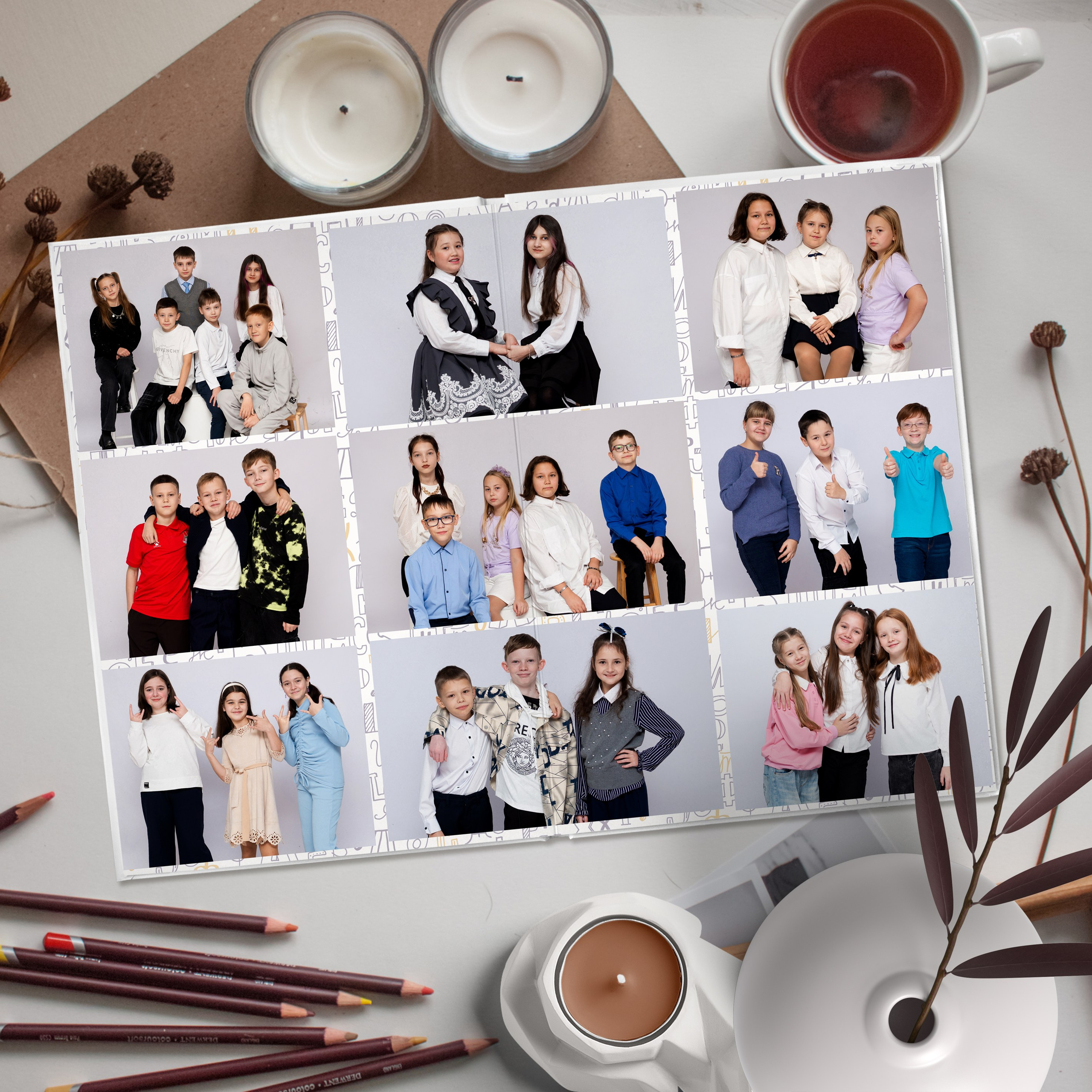 Дизайн «Алфавит» Начальная школа. Выпускные Альбомы и Фотосессии п. Кавалерово