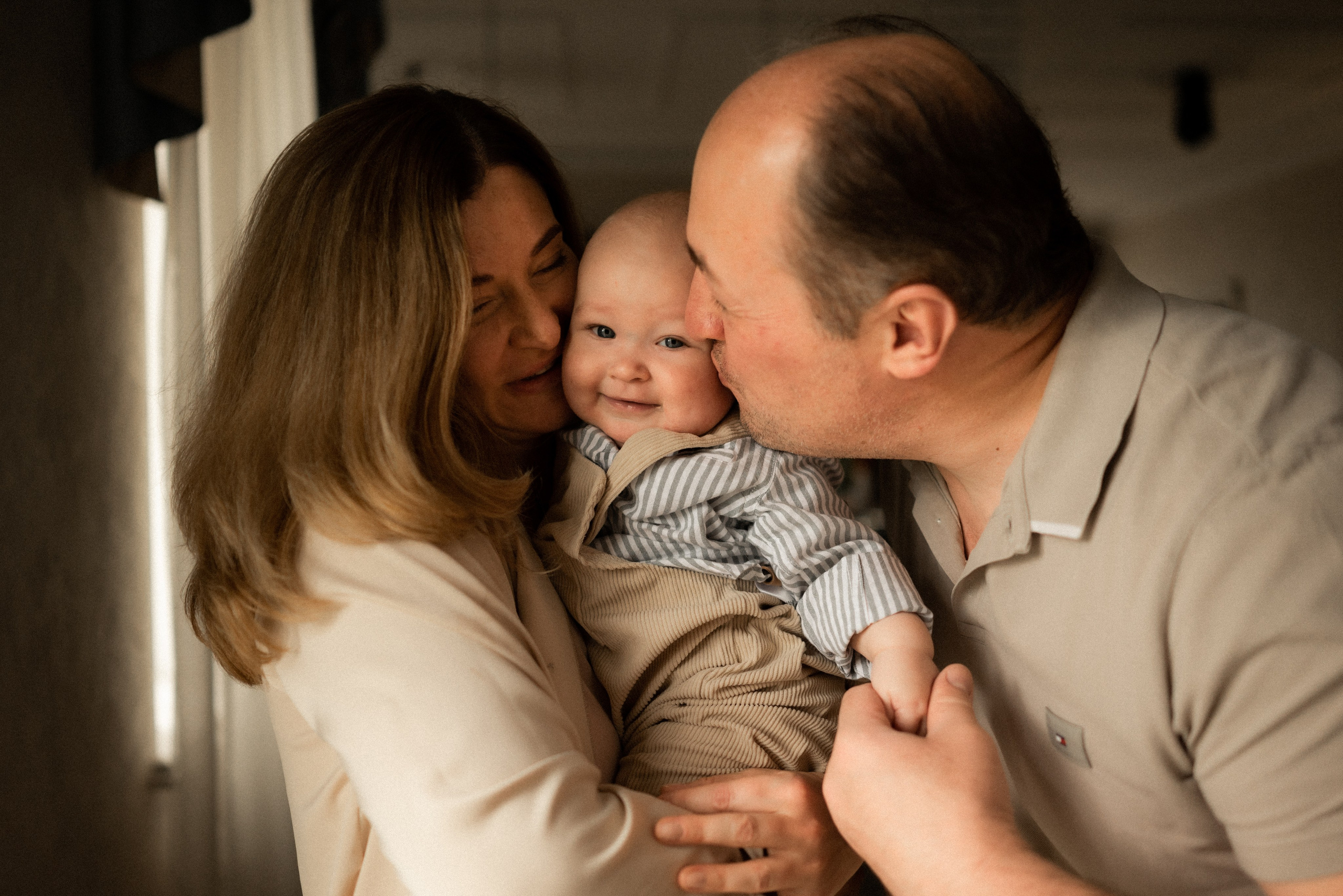 Загородная фотосессия 6 месяцев малышу. Фотограф Ксения Огородова портфолио