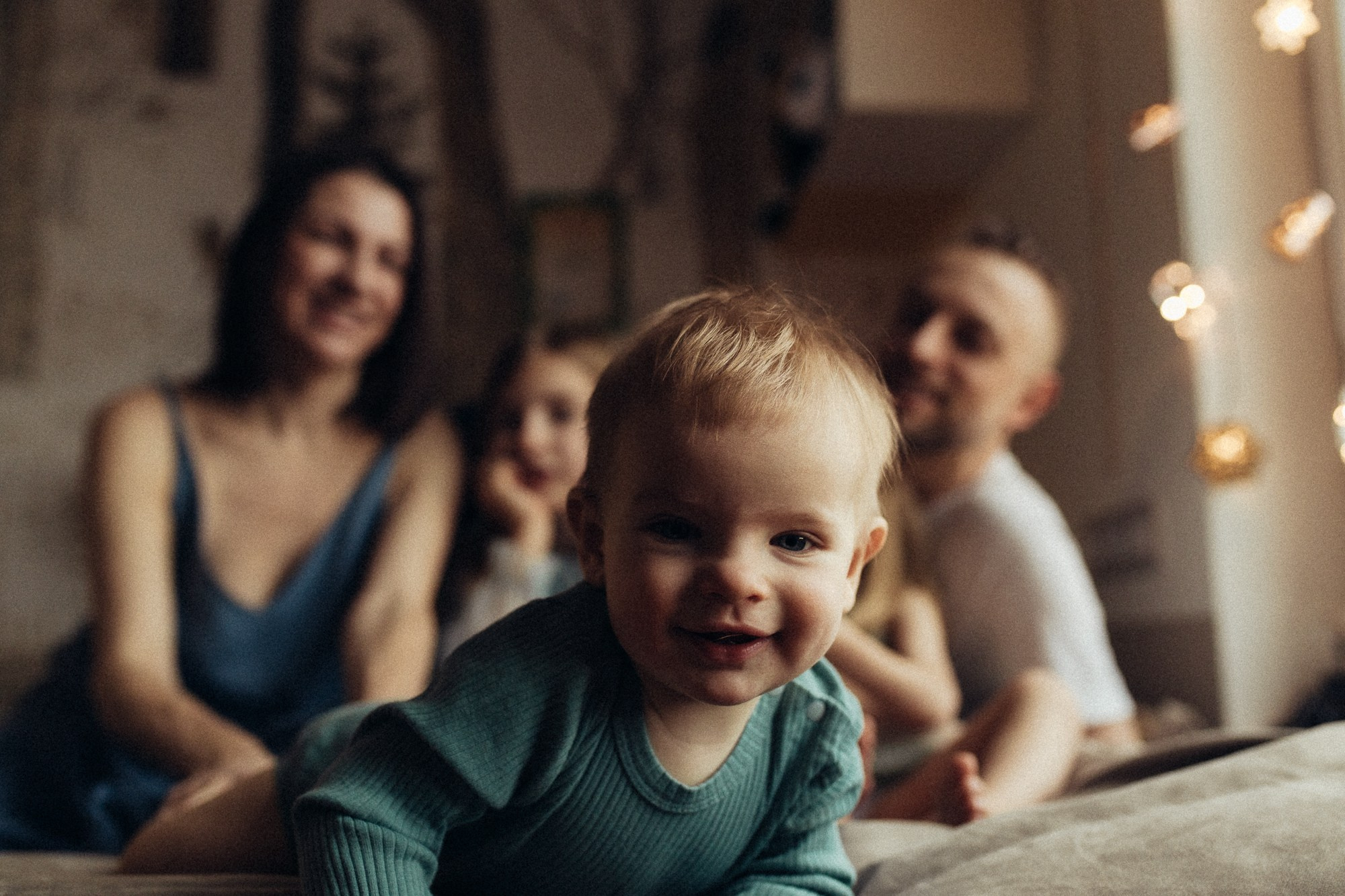 Сергей, Люба и дети новогоднее. Профессиональный фотограф в Москве Светлана Скрипник