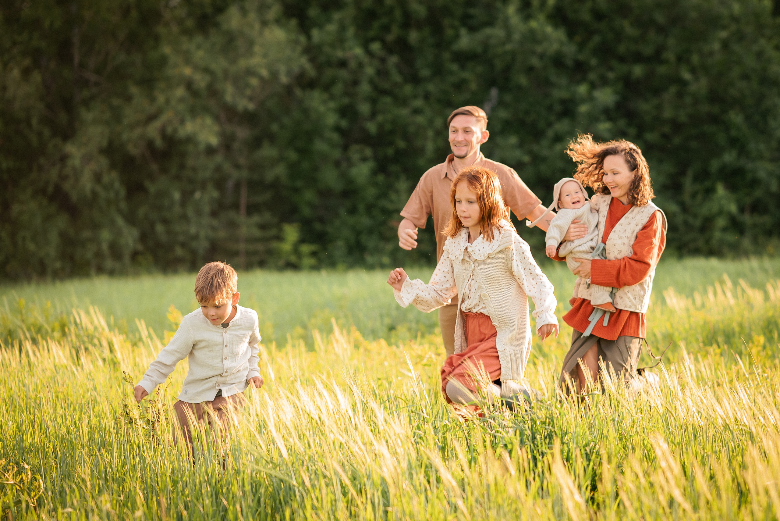 Владимир & Яна с детками. Семейный и детский фотограф в Екатеринбурге Валерия Нагибина