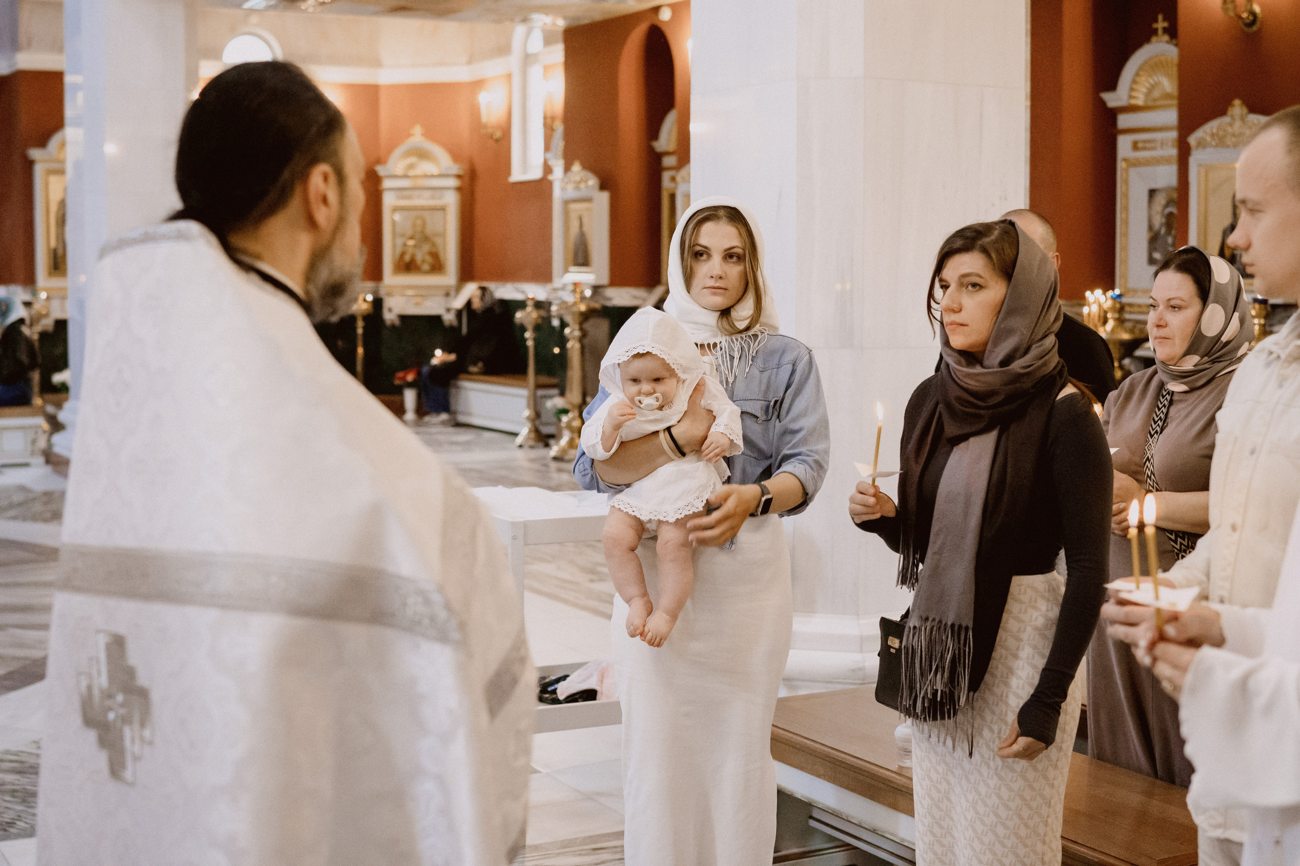 Съёмка Таинства Крещения. Семейный фотограф и видеограф Алёна Ким