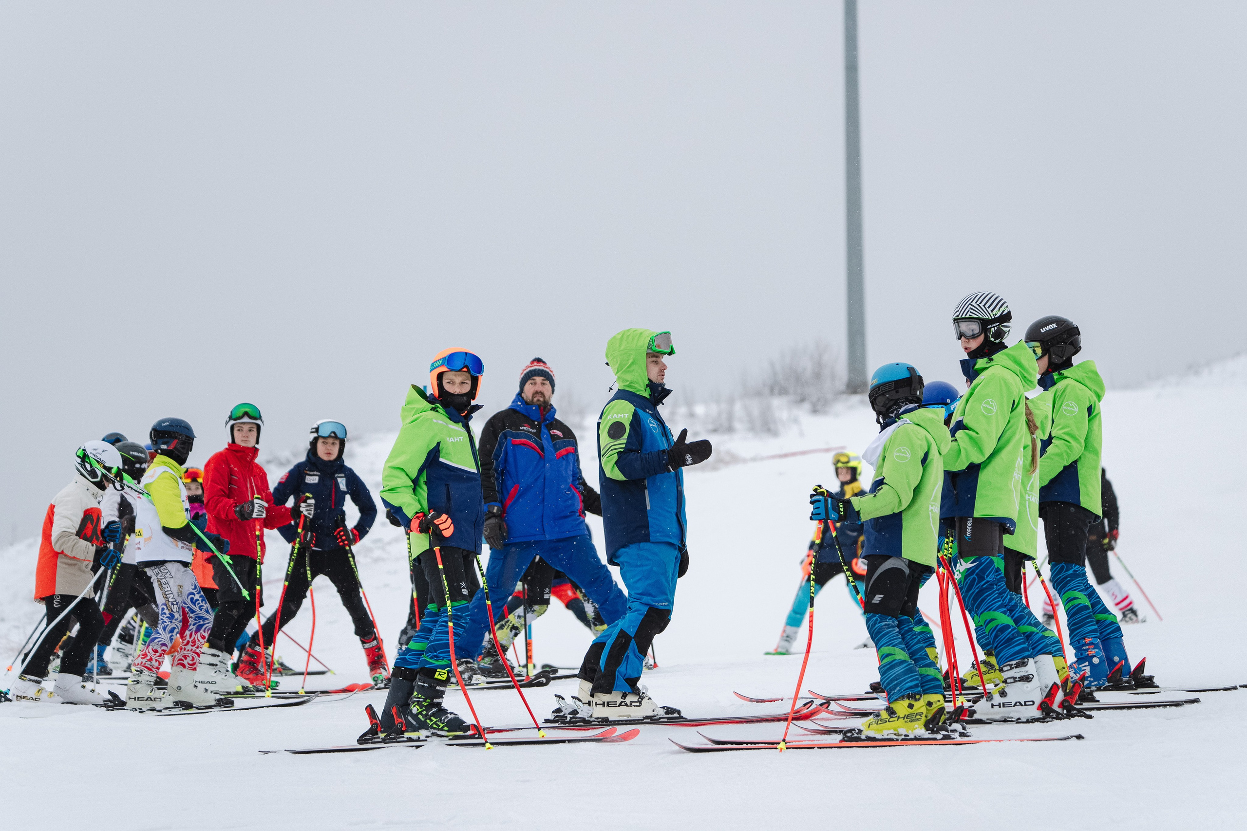 Горные лыжи. Первенство Центрального Федерального Округа. GS U14 Шуколово. Фотограф Студитский Евгений