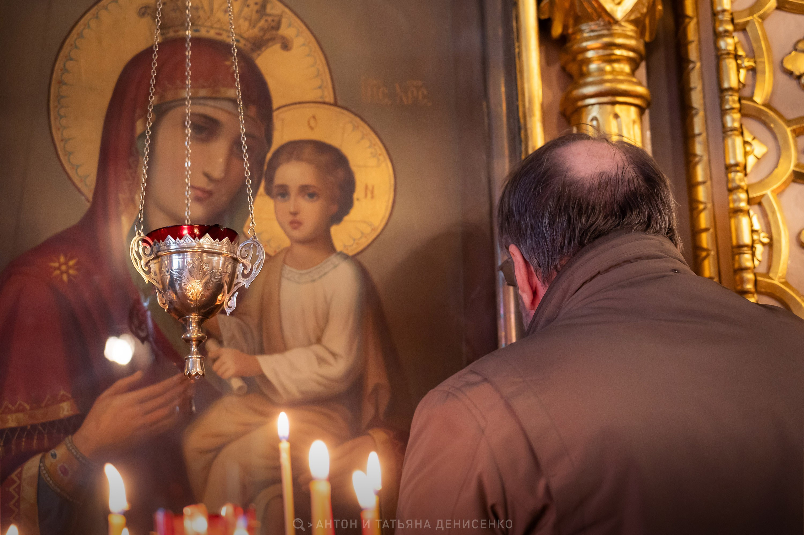 Храм Преображения Господня в Богородском. Антипасха. Антон и Татьяна Денисенко — В храме
