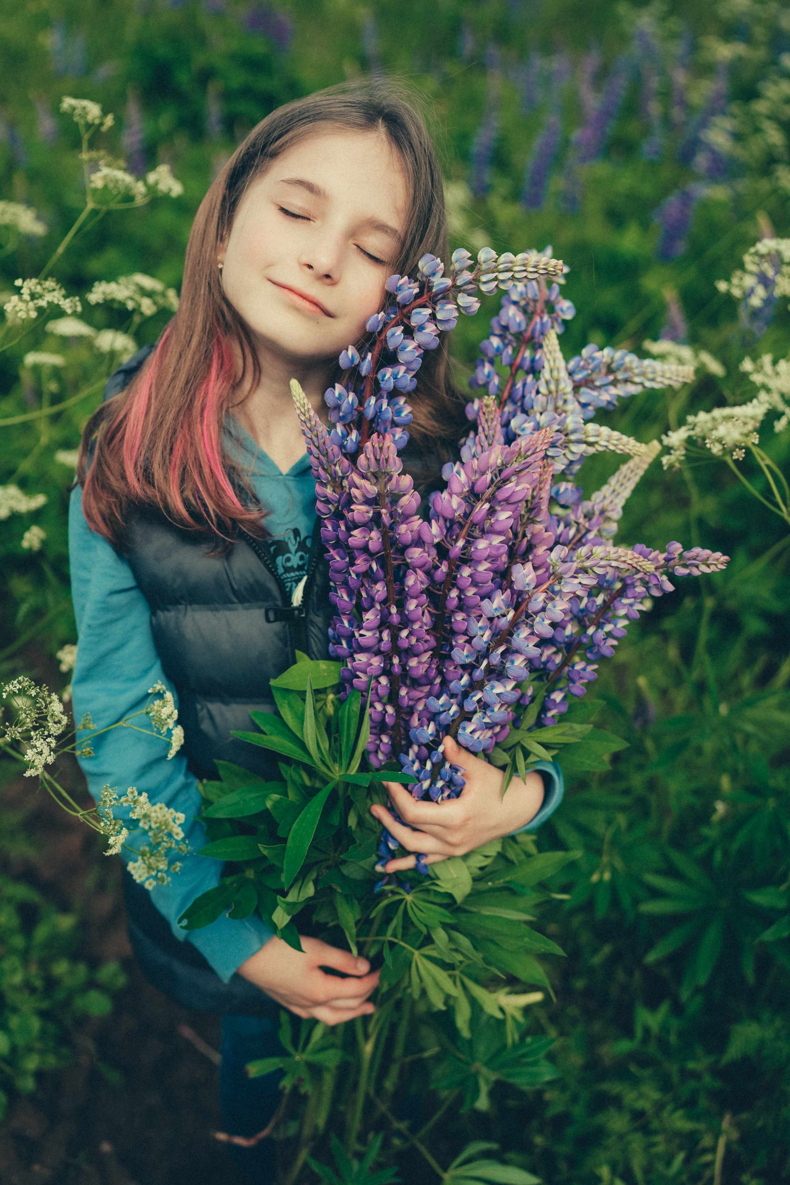 Люпиновое поле. Портретный фотограф в Санкт-Петербурге Дария Сыч