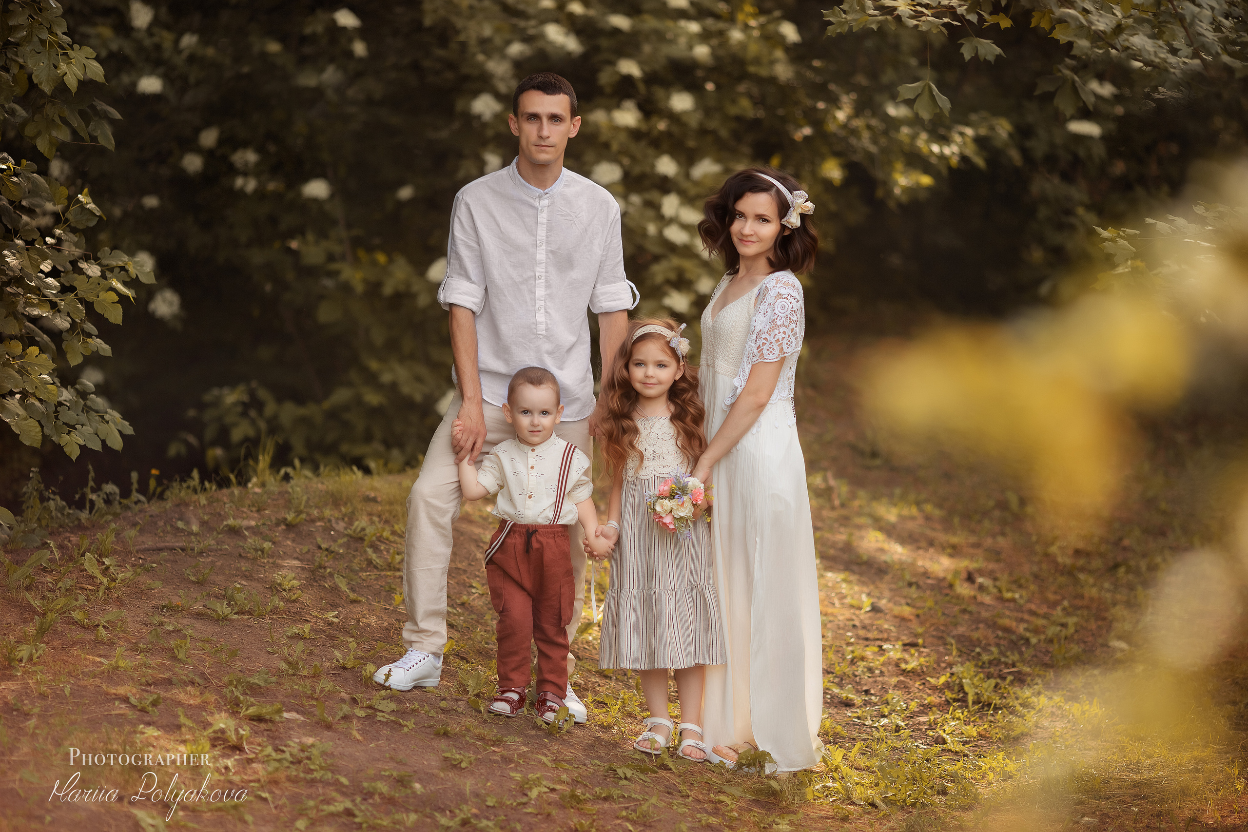 Семейная фотосессия Дарья Роман Алиса Костя. Семейный и детский фотограф Мария Полякова