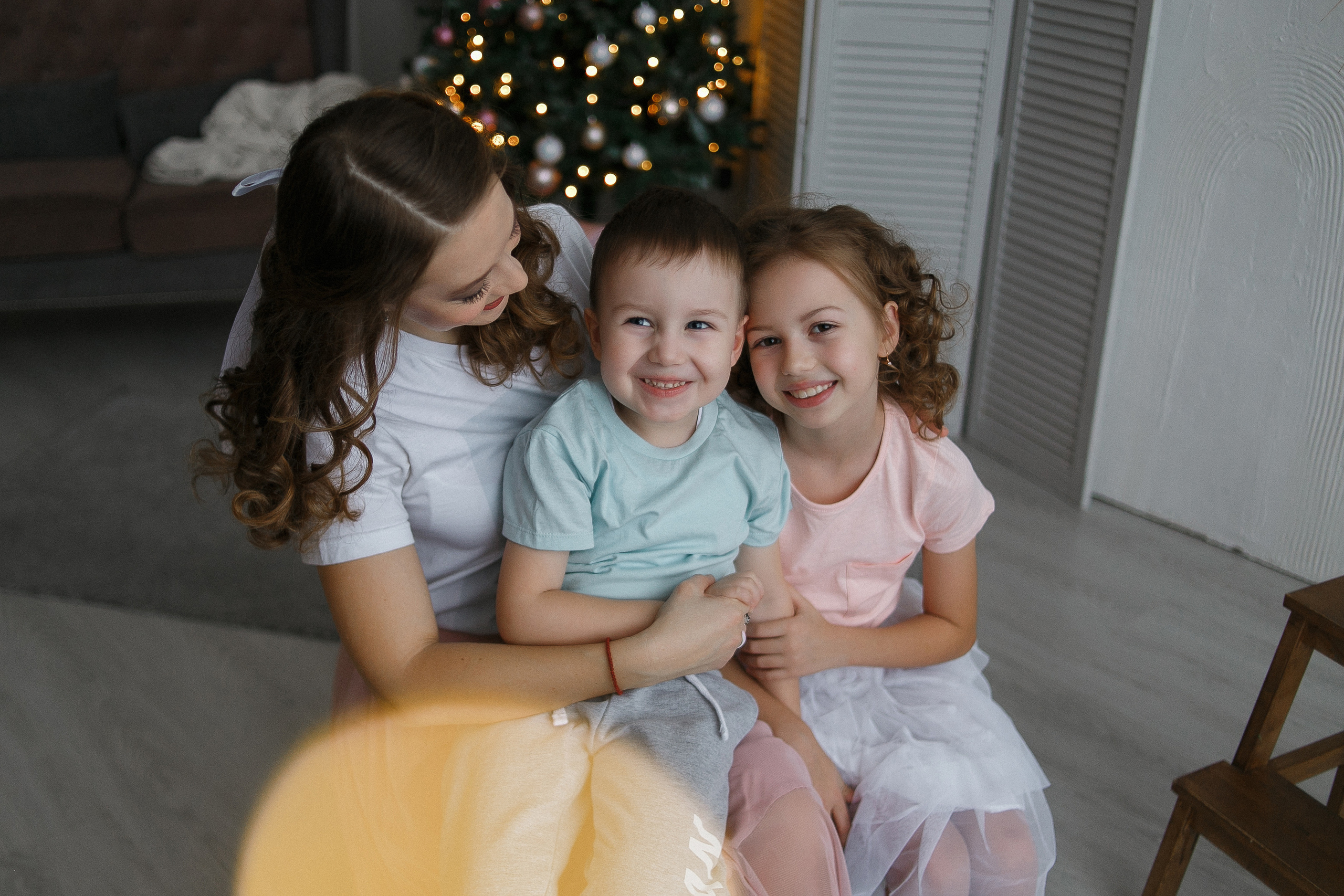 Семейная новогодняя фотосессия. Фотограф Носова Марина