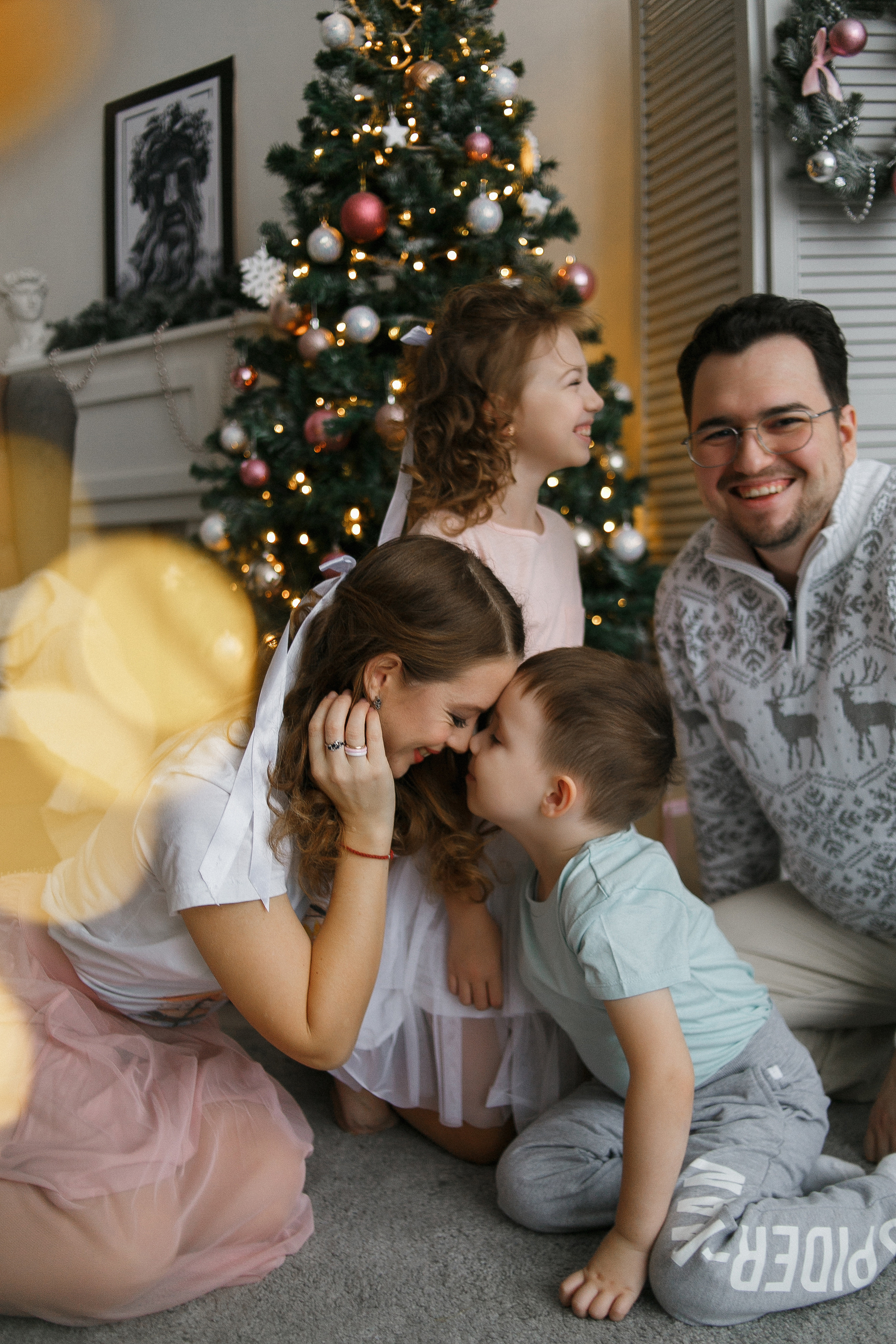 Семейная новогодняя фотосессия. Фотограф Носова Марина