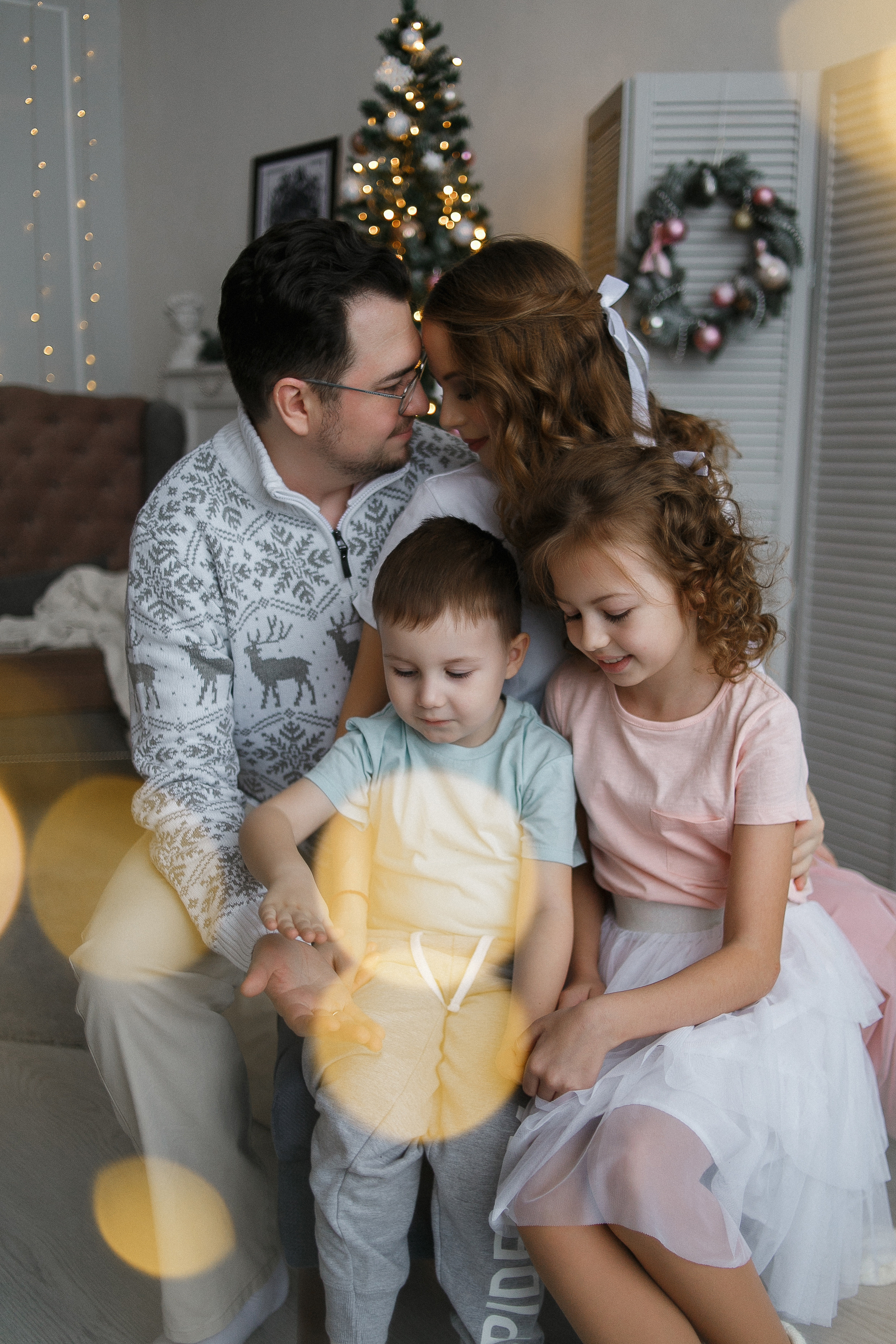 Семейная новогодняя фотосессия. Фотограф Носова Марина