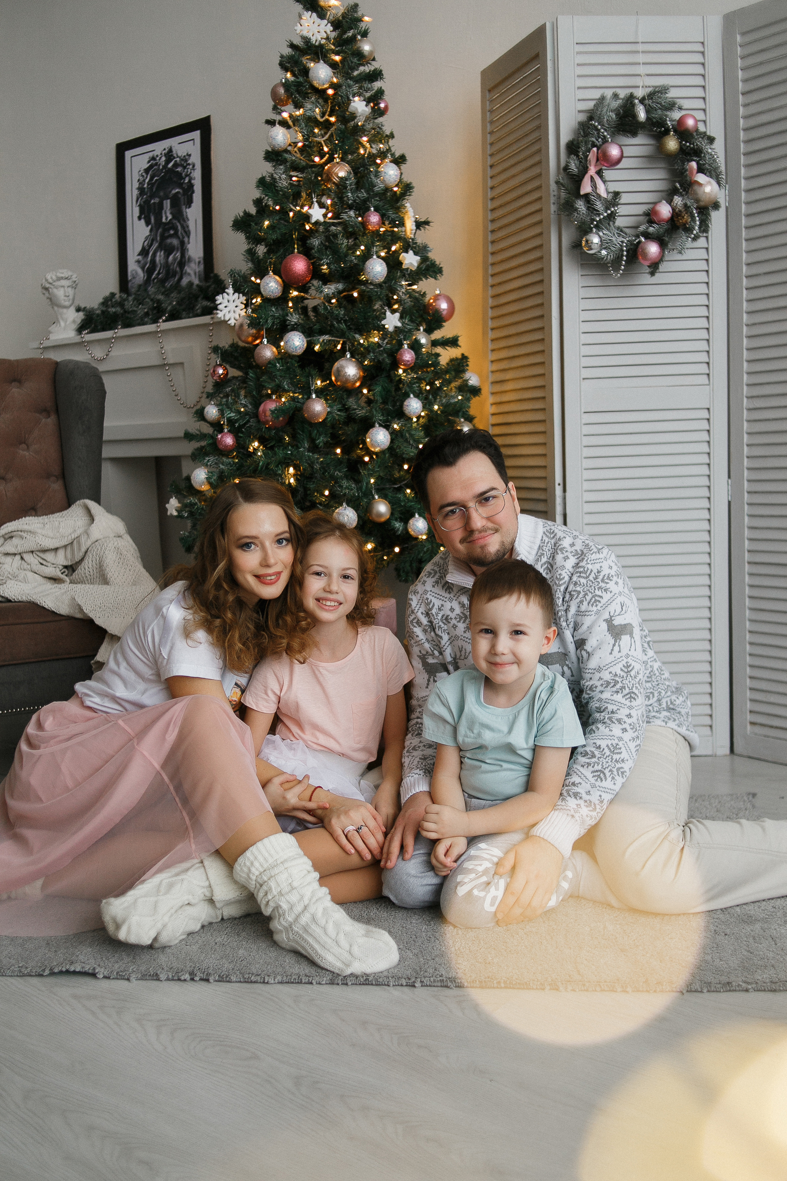 Семейная новогодняя фотосессия. Фотограф Носова Марина