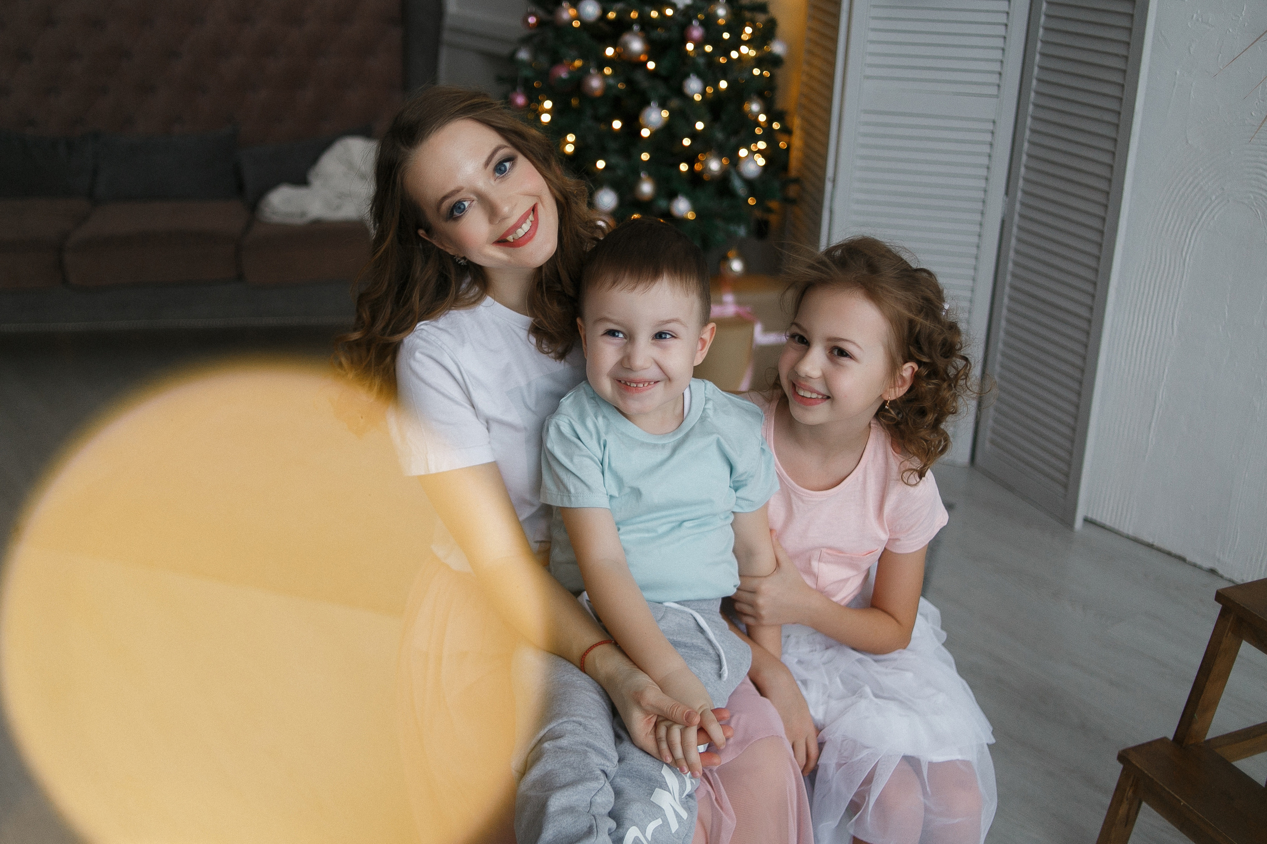 Семейная новогодняя фотосессия. Фотограф Носова Марина