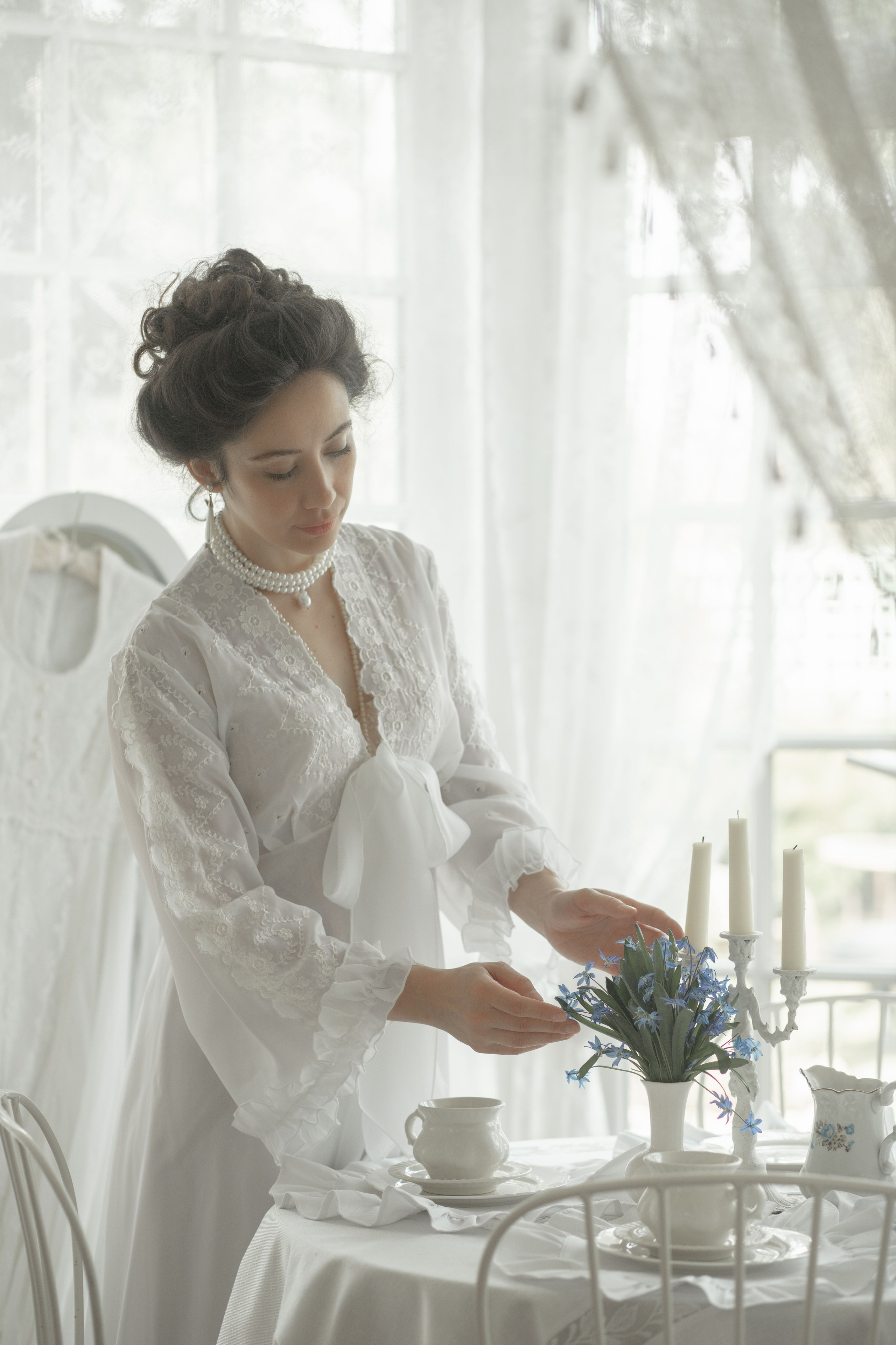 Винтажный будуар. Художественная винтажная фотография