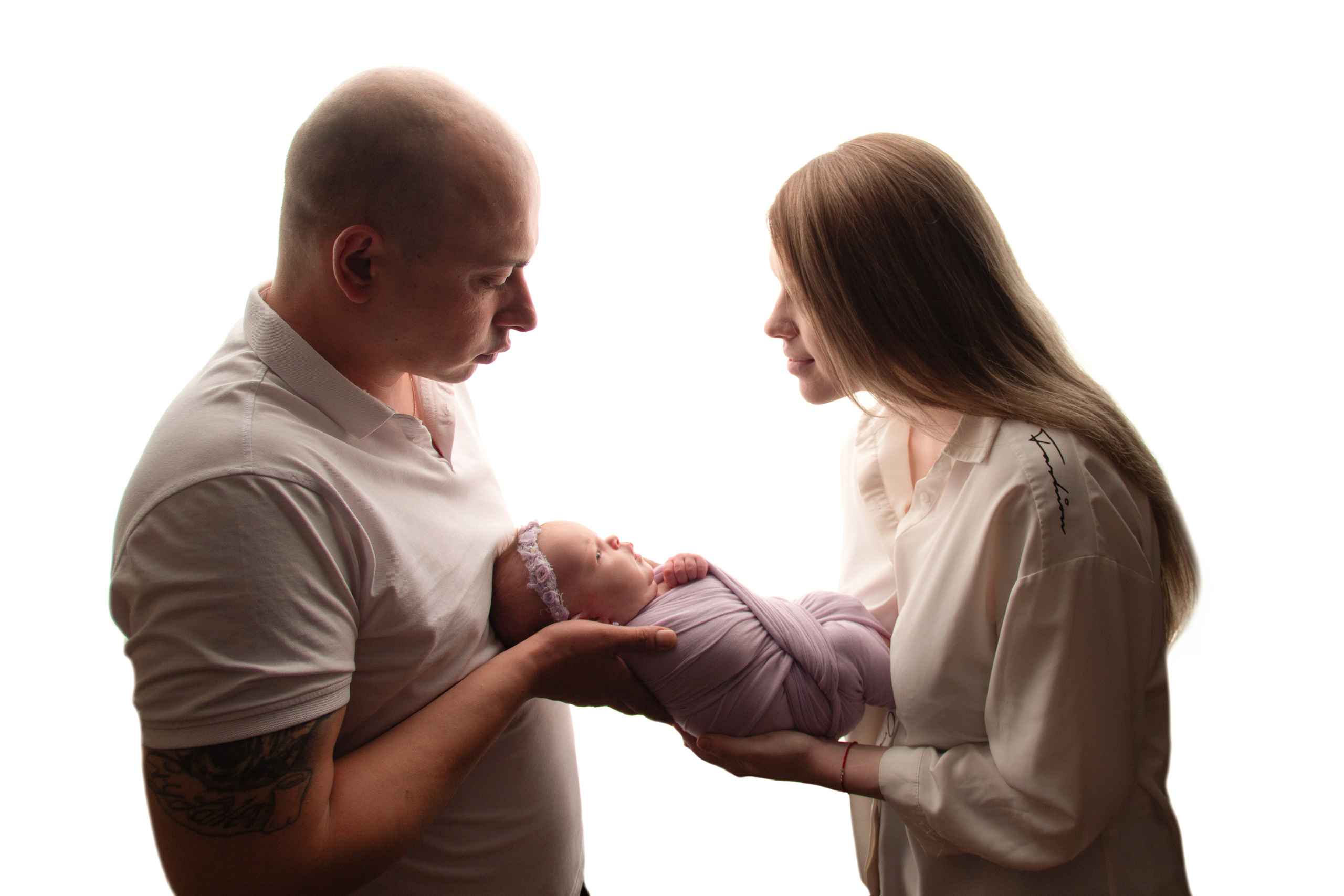 Съемка с родителями. Фотограф новорожденных в г. Москве и Люберцах