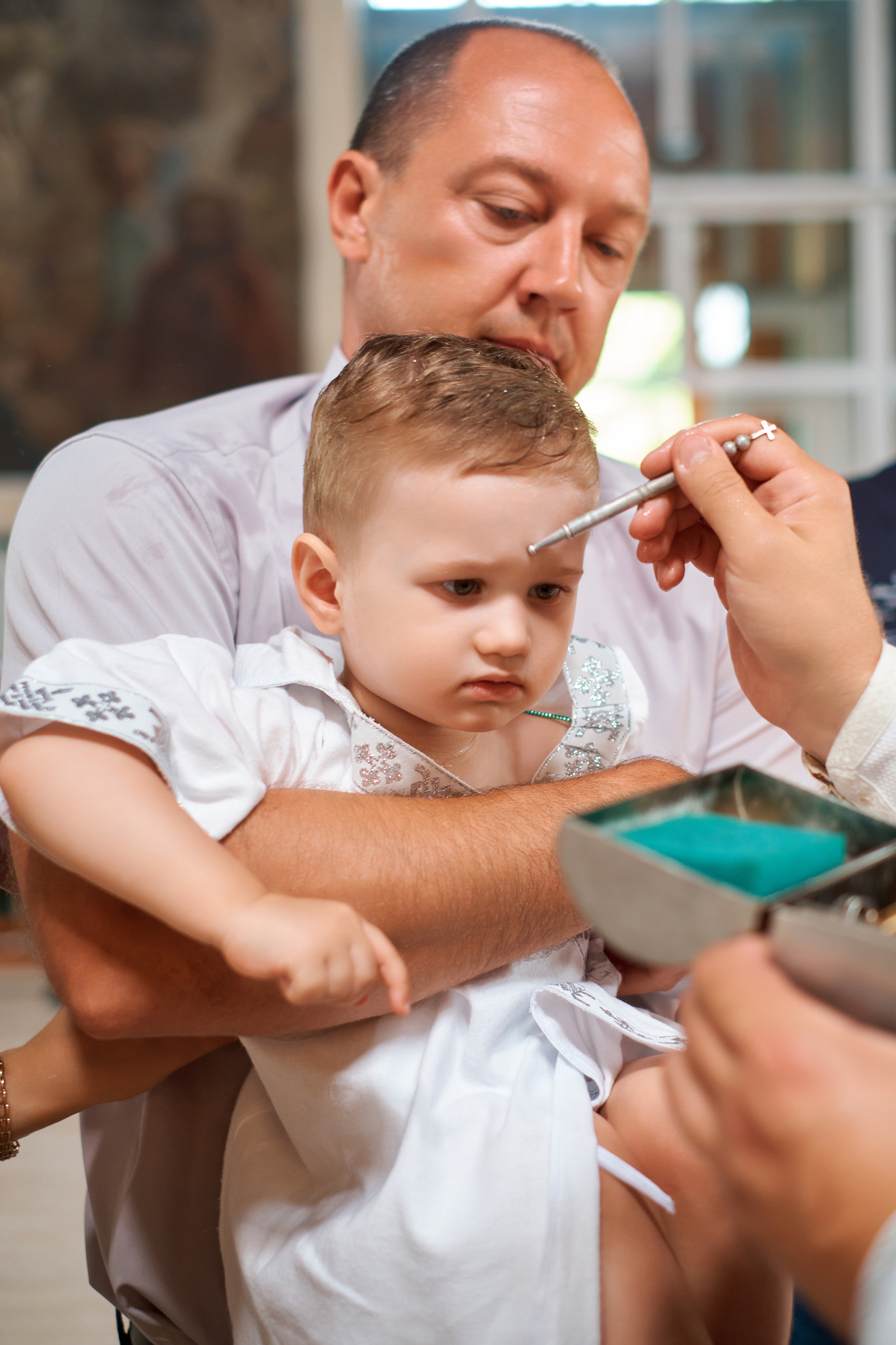 Крестины Жени. Крестовоздвиженский храм с. Троицкое. Фотограф Таганрог Анна Трайжон