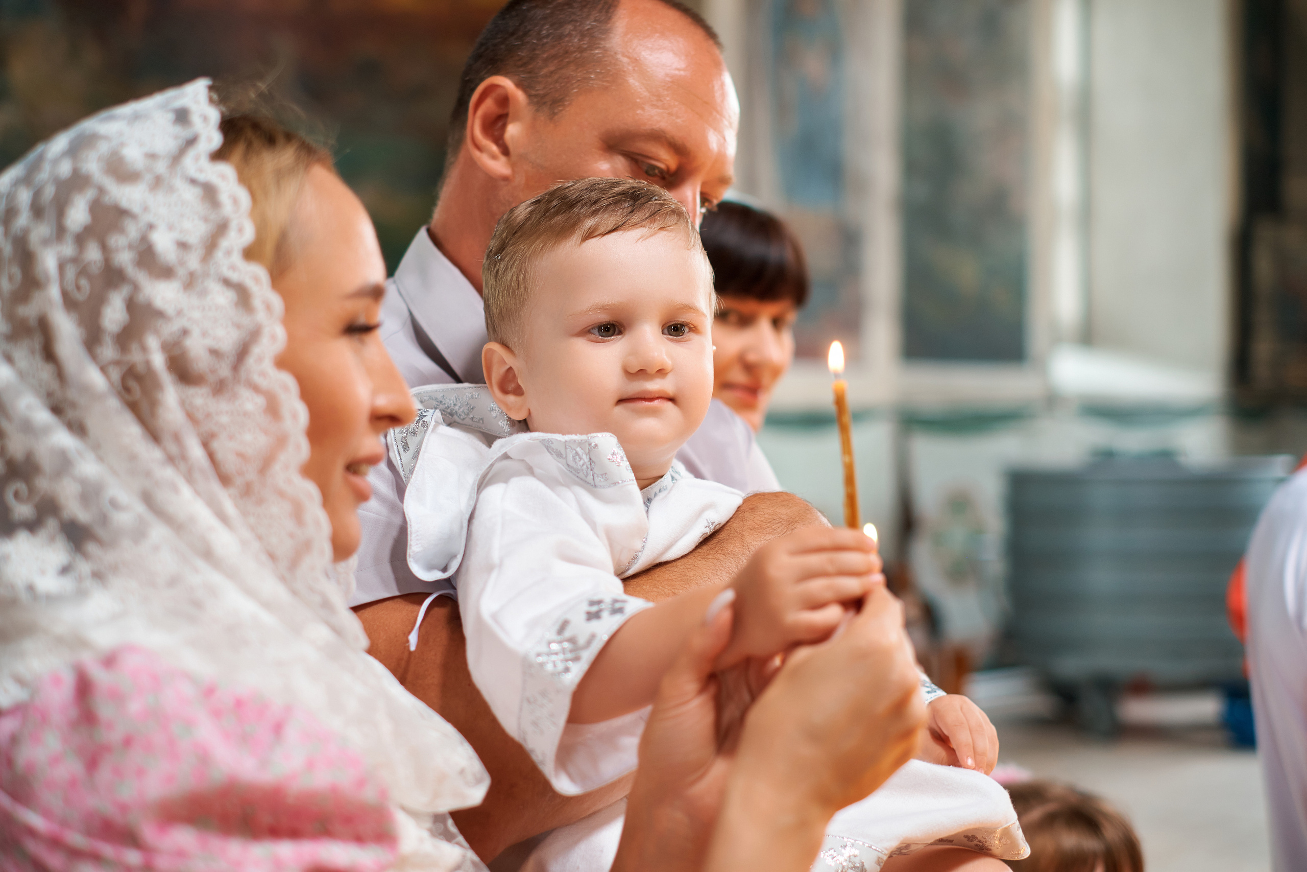 Крестины Жени. Крестовоздвиженский храм с. Троицкое. Фотограф Таганрог Анна Трайжон
