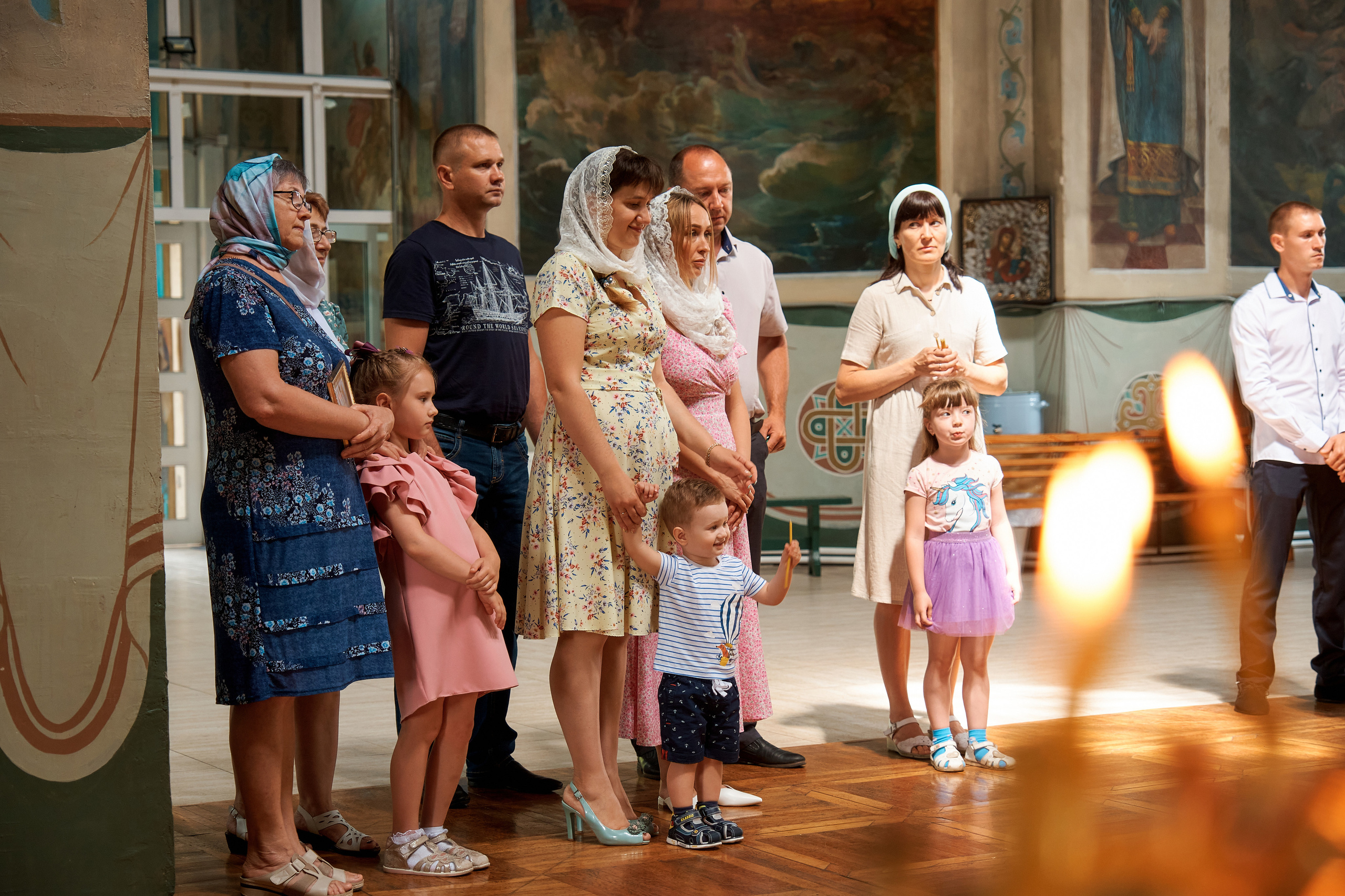 Крестины Жени. Крестовоздвиженский храм с. Троицкое. Фотограф Таганрог Анна Трайжон