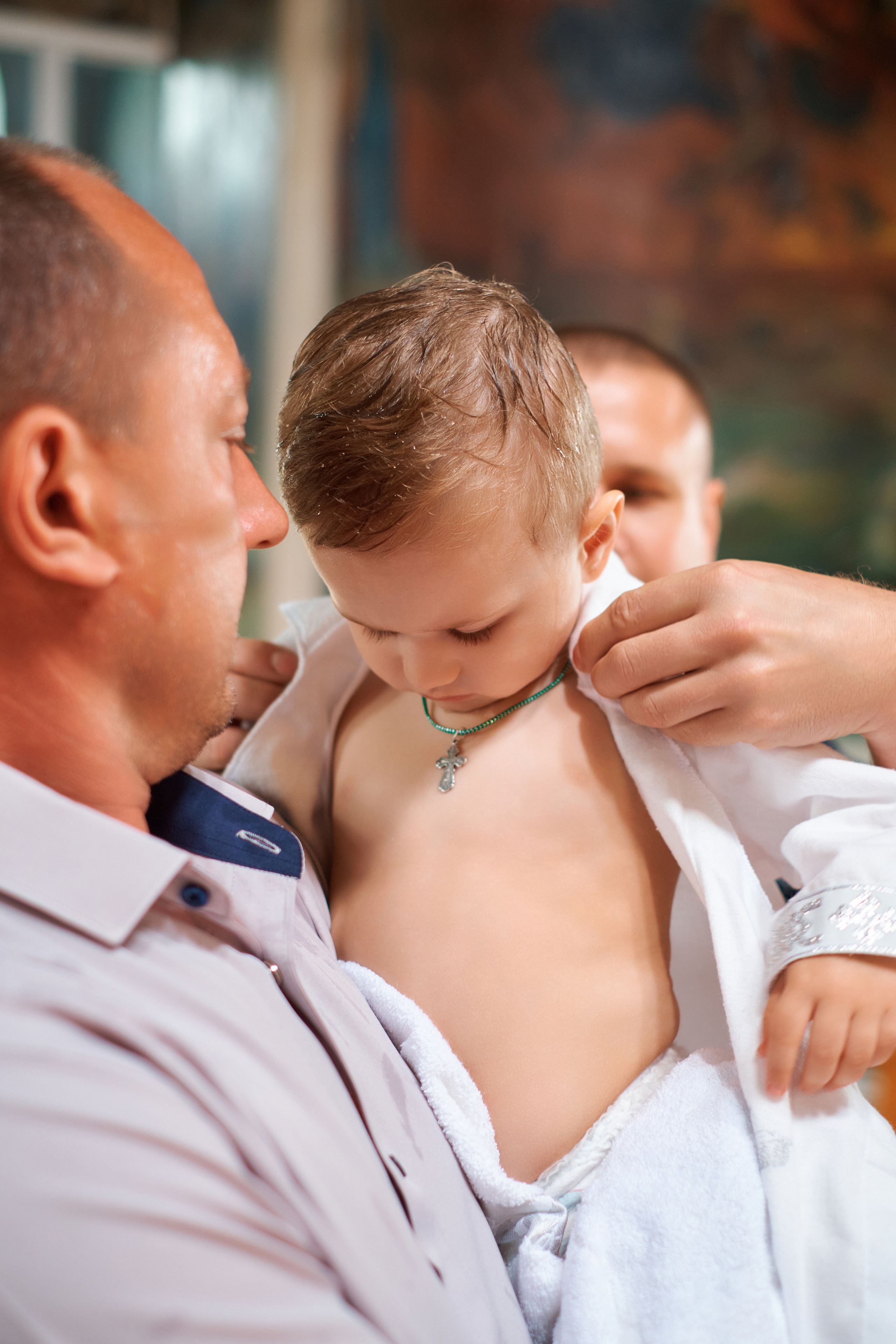 Крестины Жени. Крестовоздвиженский храм с. Троицкое. Фотограф Таганрог Анна Трайжон