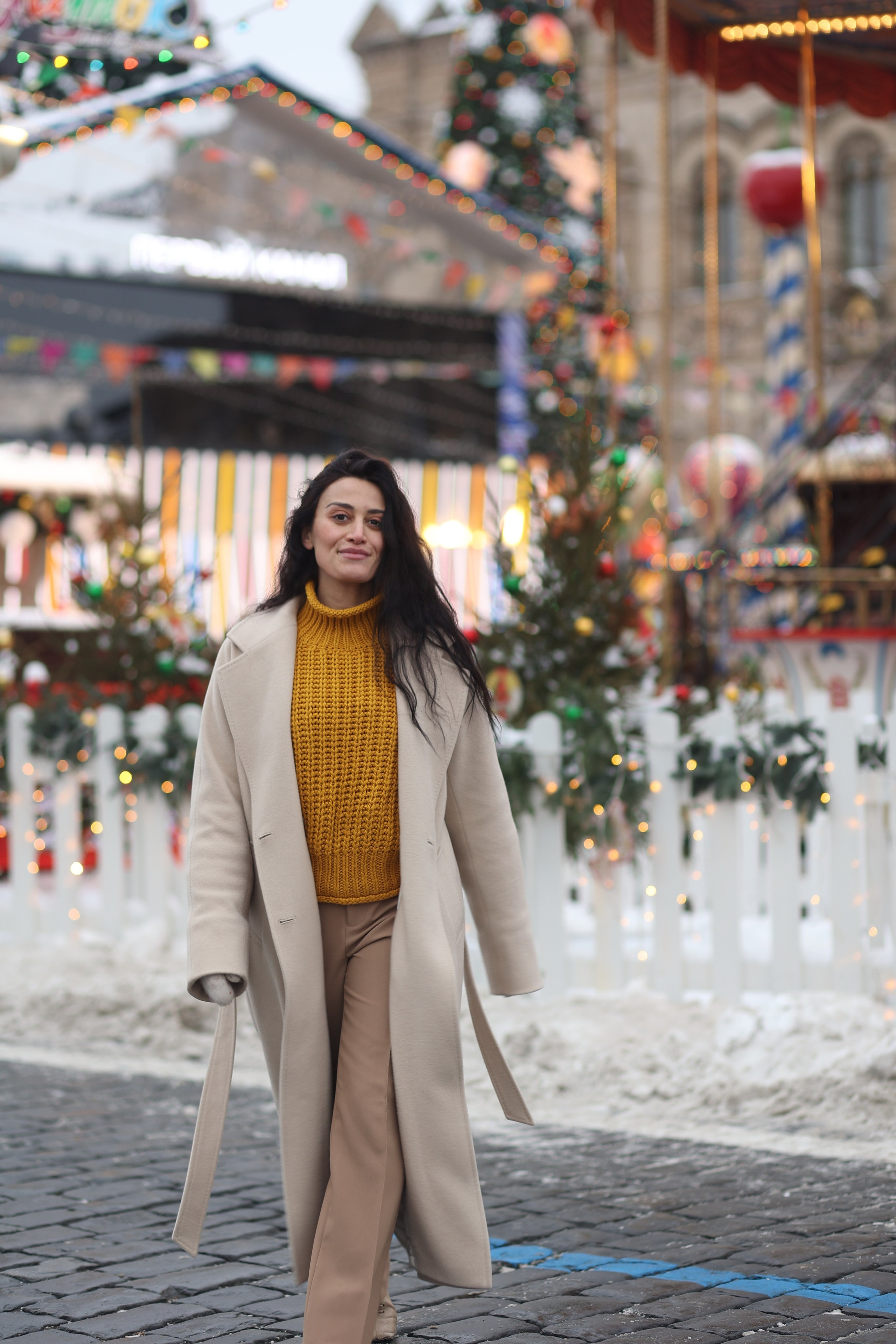 Новогодняя фотосессия. Гум ярмарка. Портретный фотограф Москва