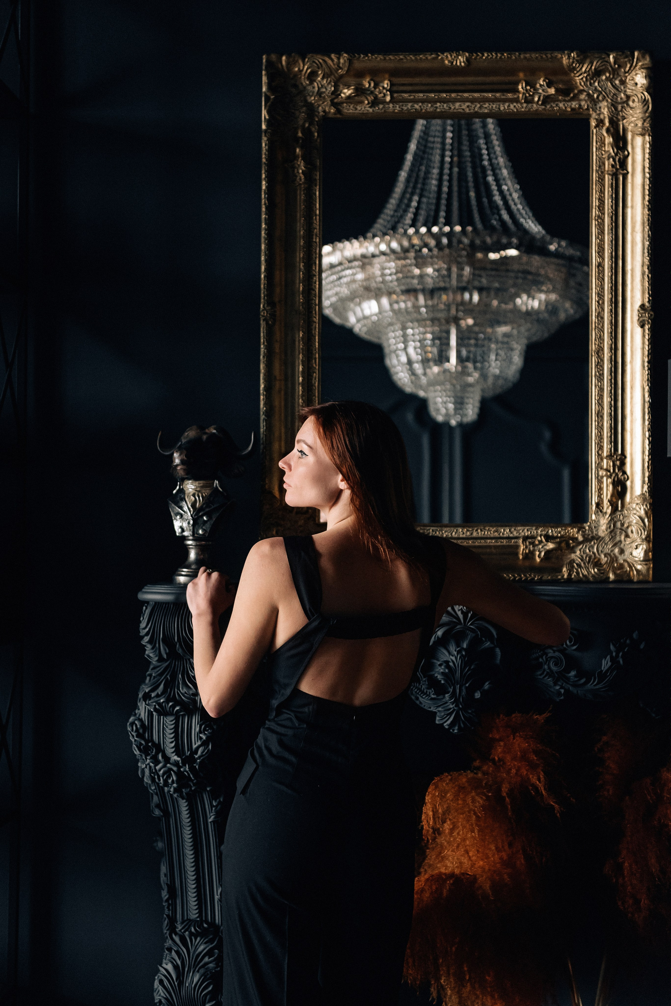 Женская фотосессия в фотостудии Nacked Sky. Портретный фотограф Москва Светлана Кашура