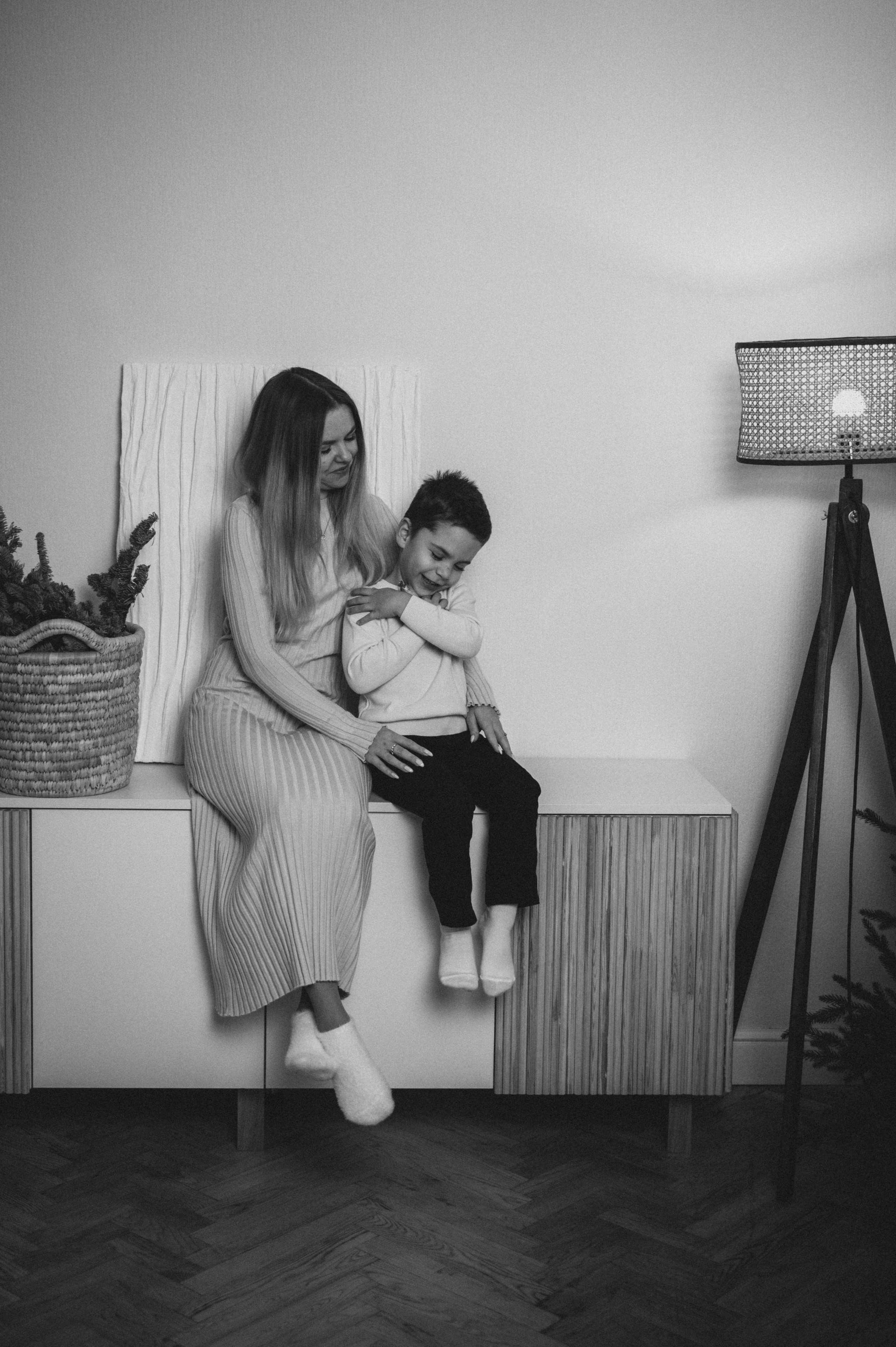 Новогодняя Наташа и Ваня. Семейный фотограф в Минске Дарья Дреко