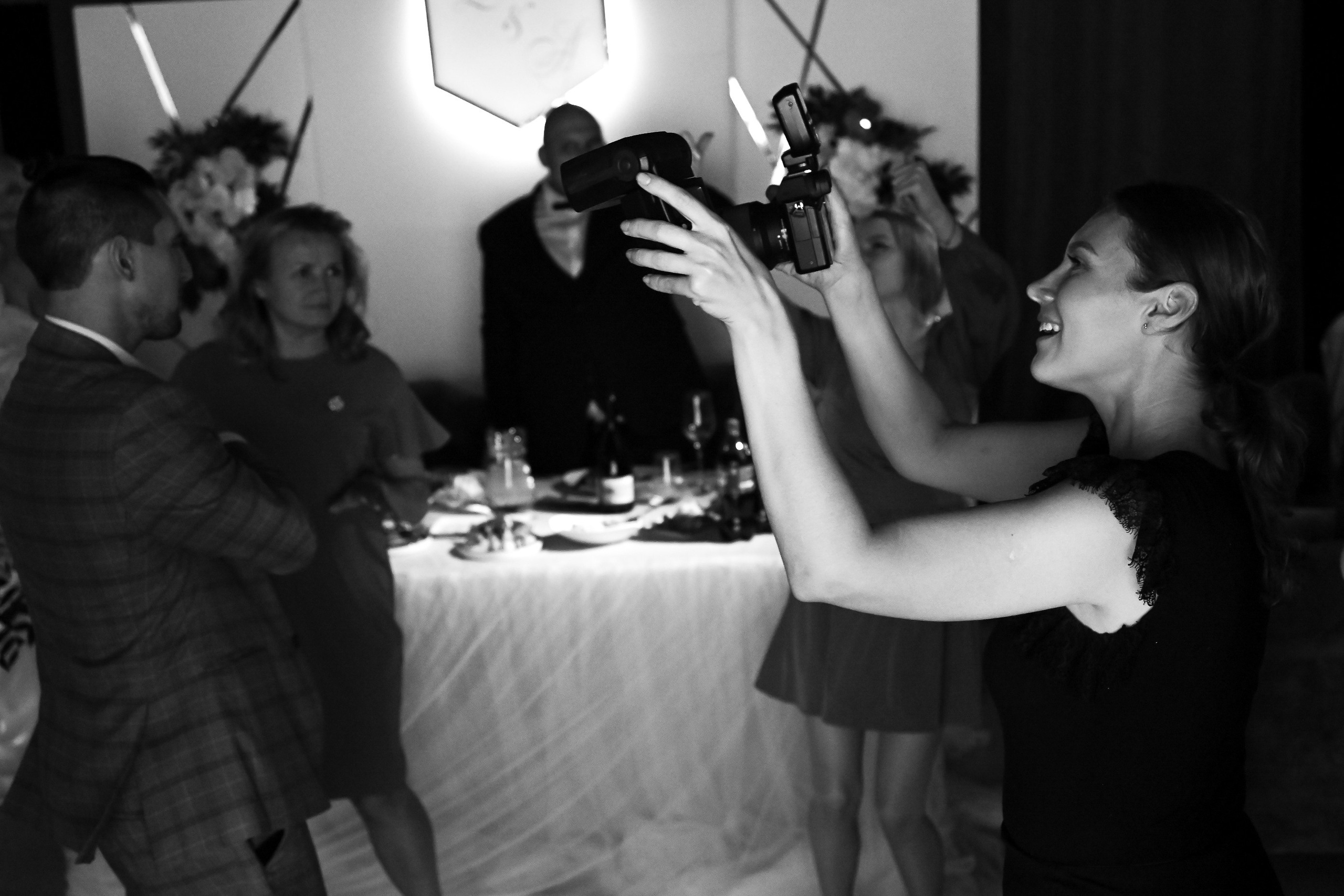 Black and white film. <3