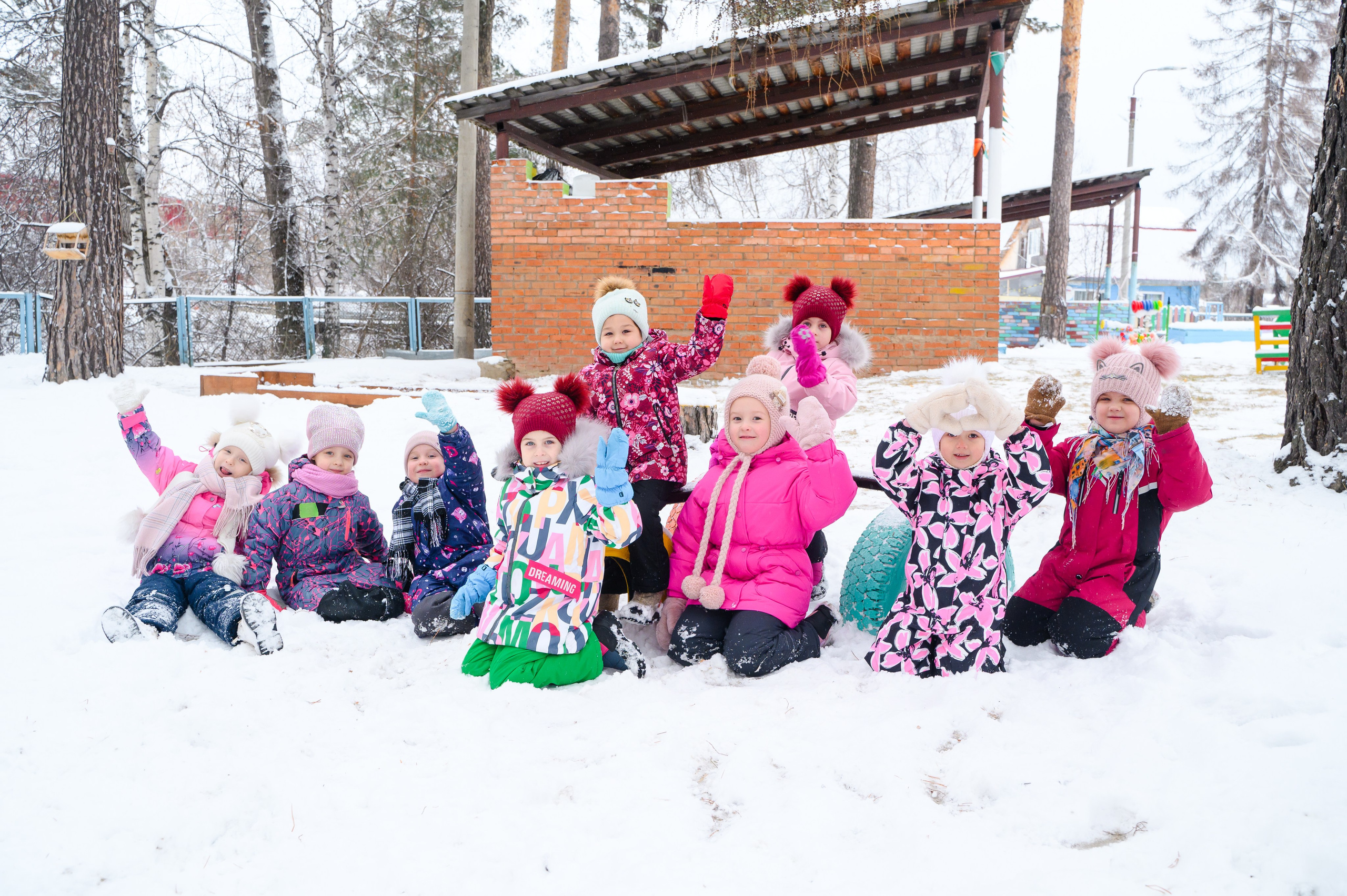 Зимняя прогулка в саду. Студия выпускных альбомов Ольги Галкиной. Томск