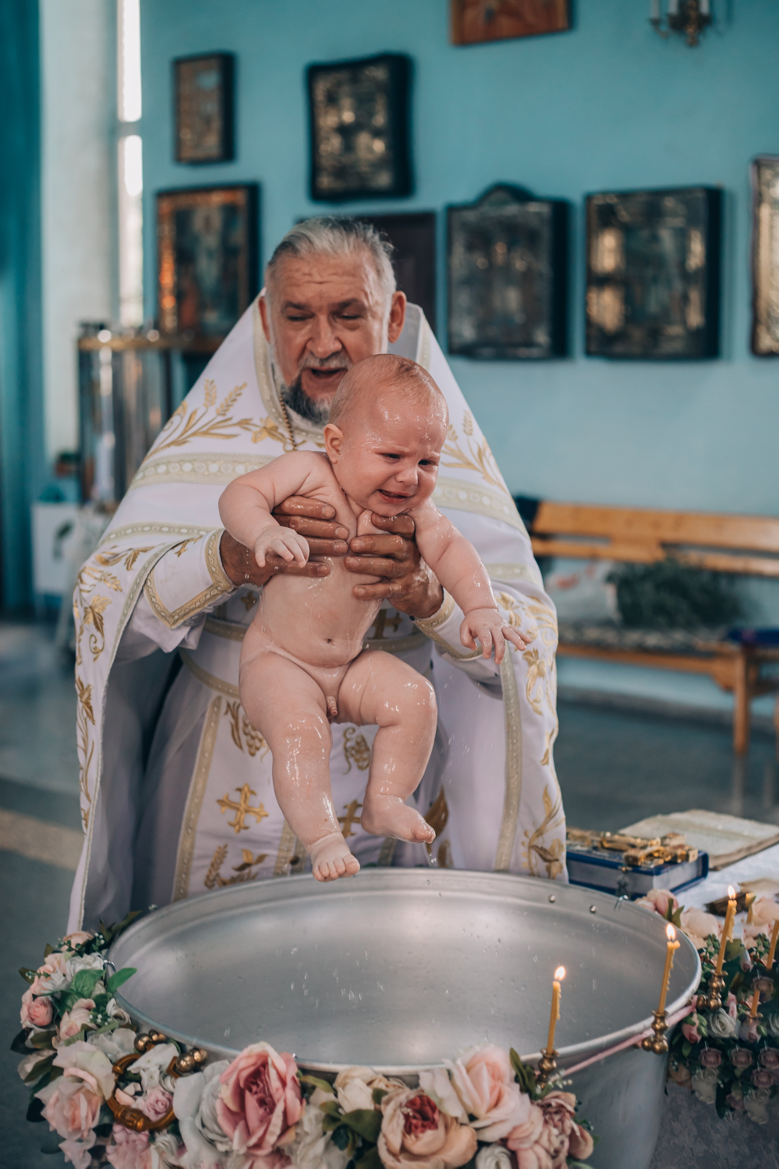 Фотосессия на крещение в Белой Глине. Свадебный и семейный фотограф в Краснодарском крае Мария Данилкина