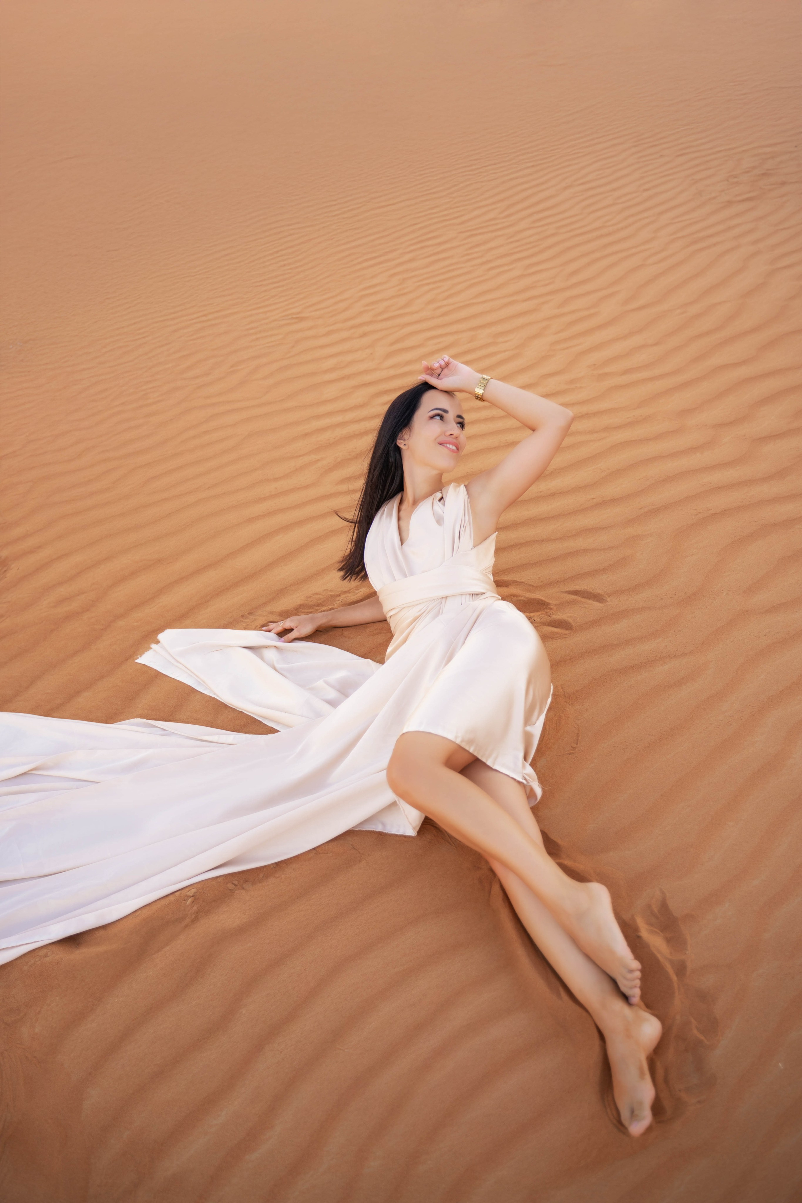 Фотосессия с летящими платьями в Дубае. Фотограф и видеограф в Москве и Абу Даби Мария Кулагина