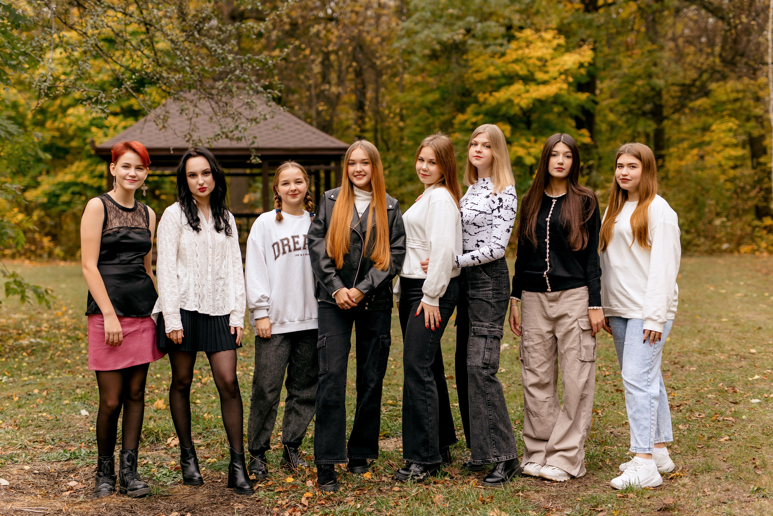 11 класс осенью в роще. Свадебный и семейный фотограф в Туле и области Маша Костина