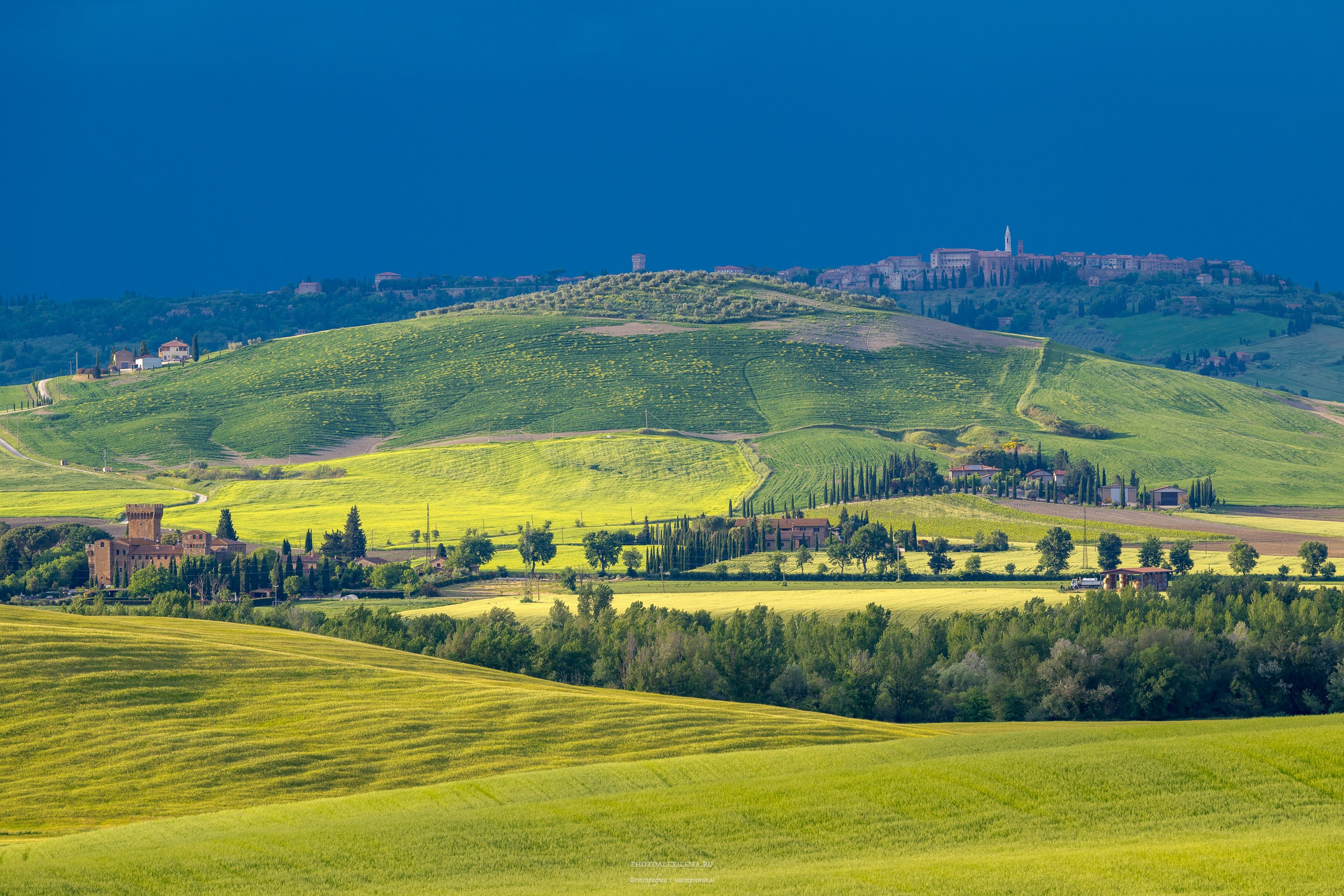 Долина Валь д’Орча-сердце Тосканы. Авторские стильные фотокартины