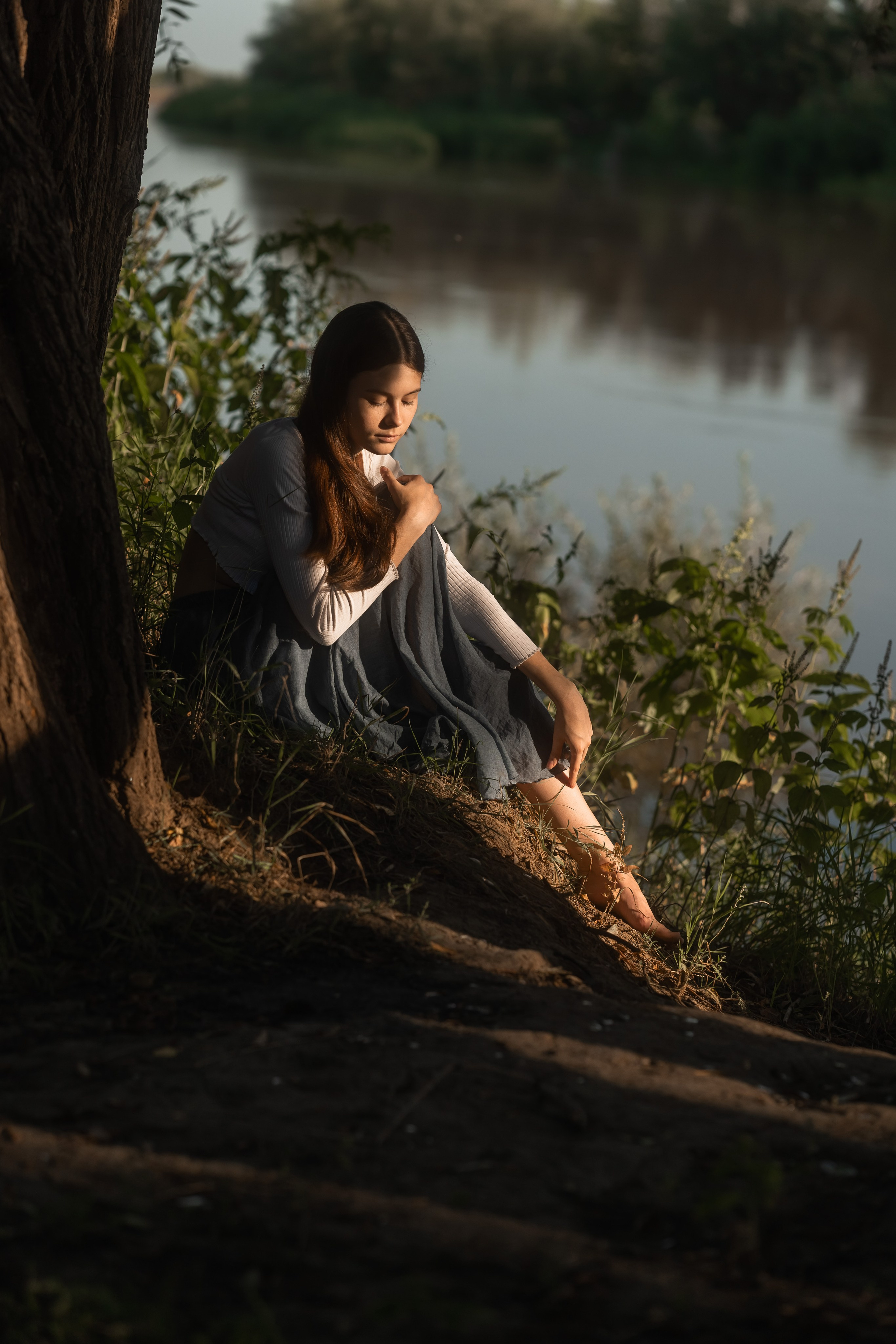 Женский портрет на природе