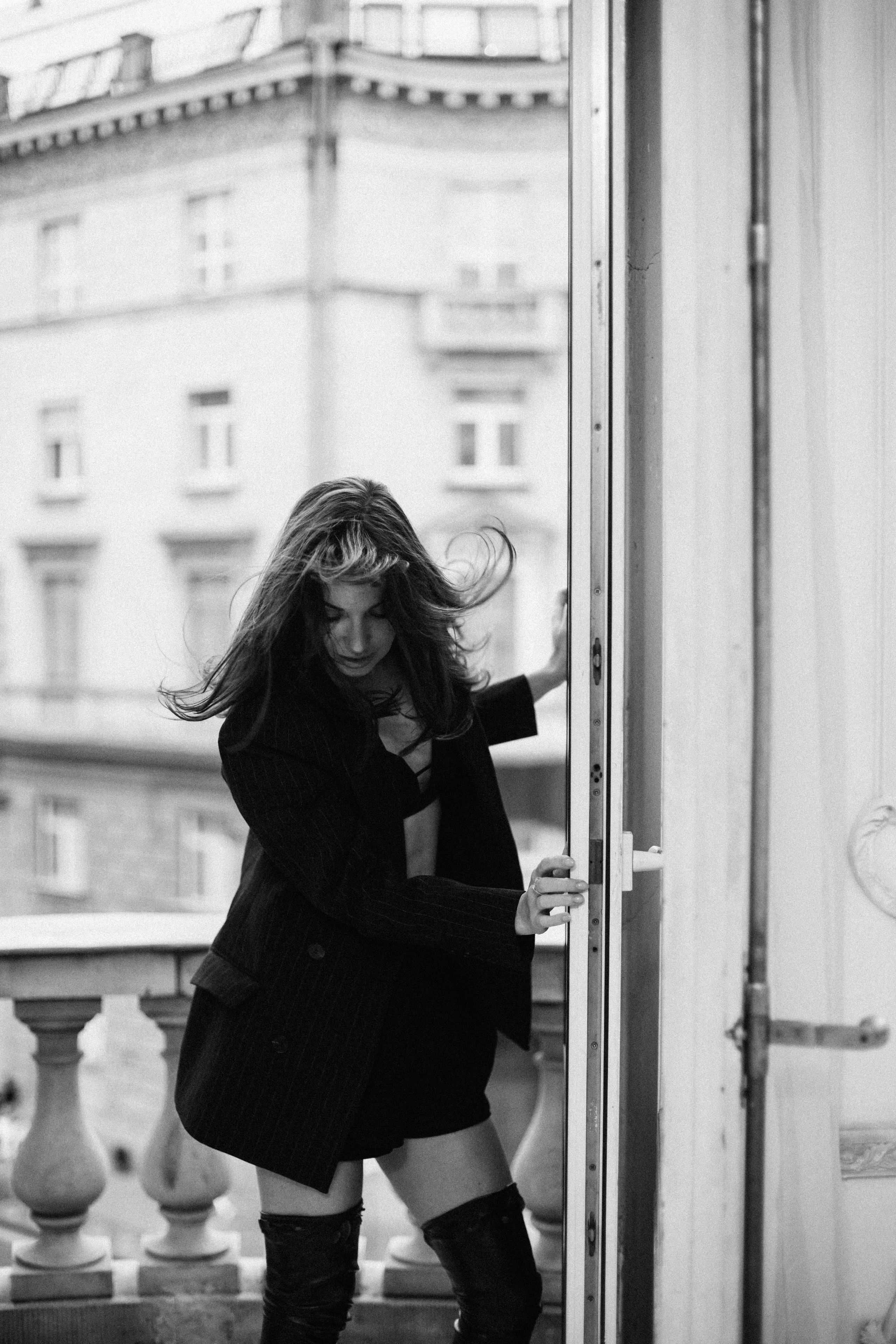 Вероника (съемка на балконе). Фотограф в Москве и Санкт-Петербурге Дарина