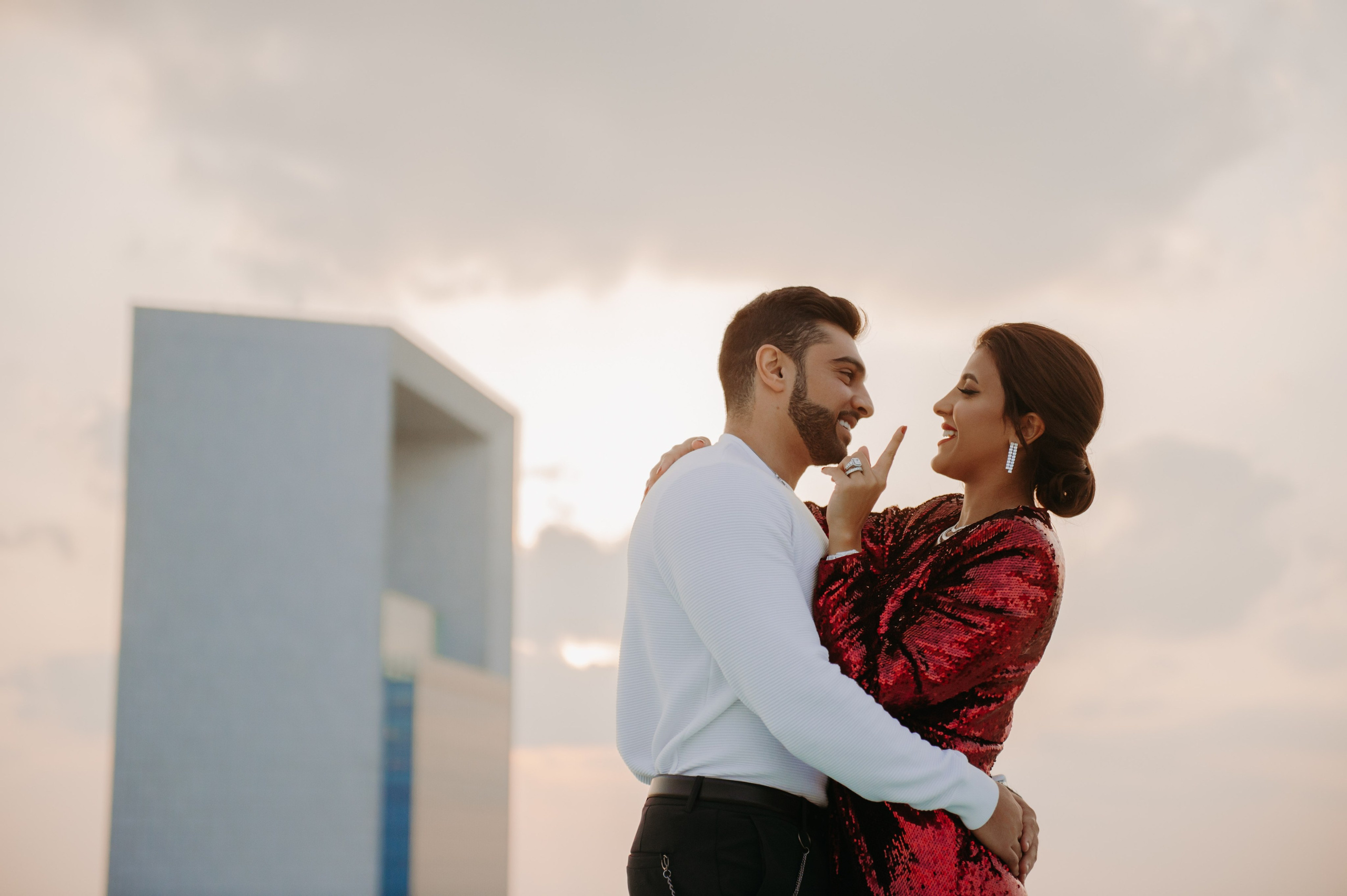 Love Story на высоте (Абу Даби). Фотограф в Москве и Санкт-Петербурге Дарина