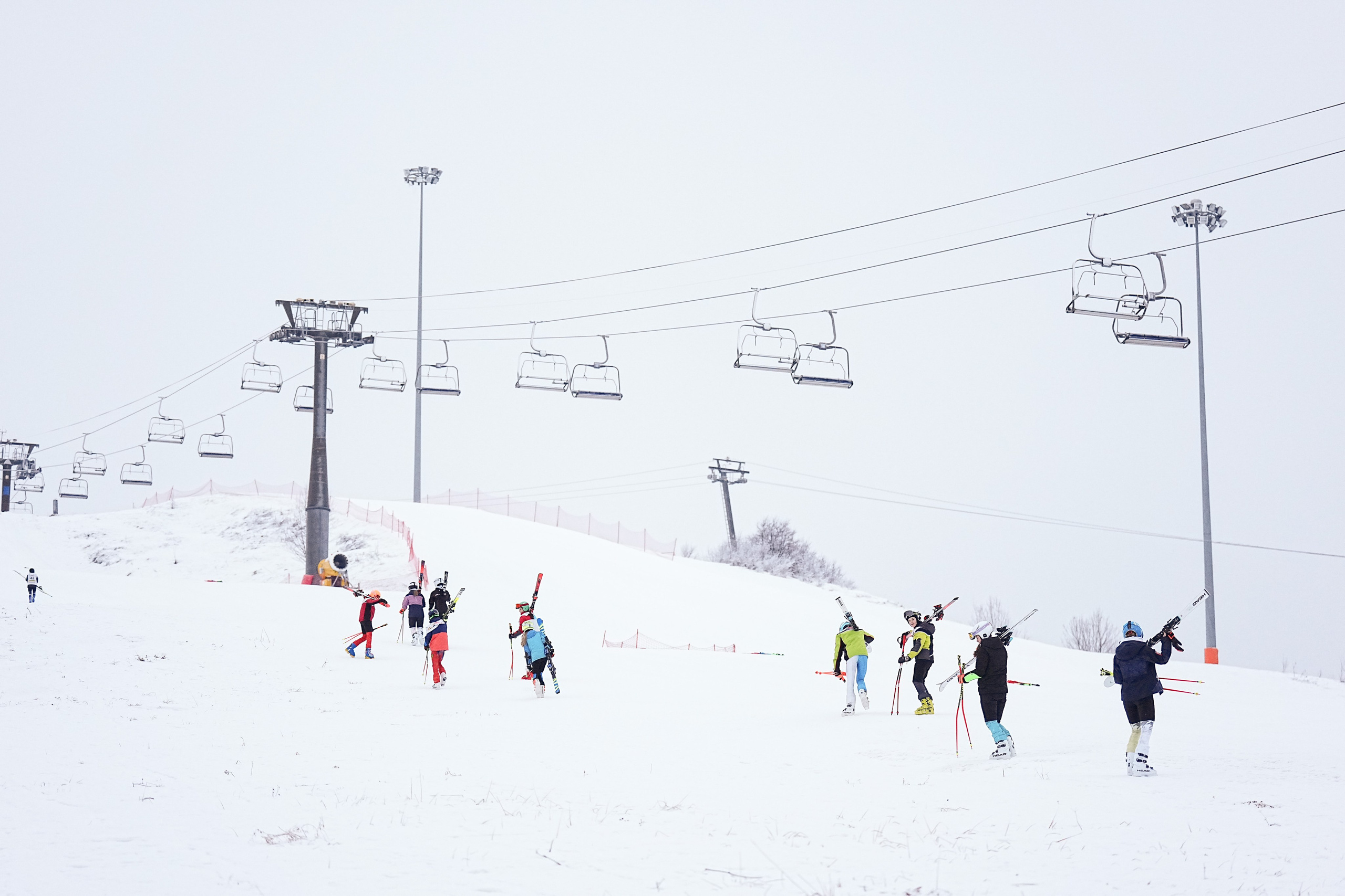 Горные лыжи. Первенство Центрального Федерального Округа. GS U14 Шуколово. Фотограф Студитский Евгений