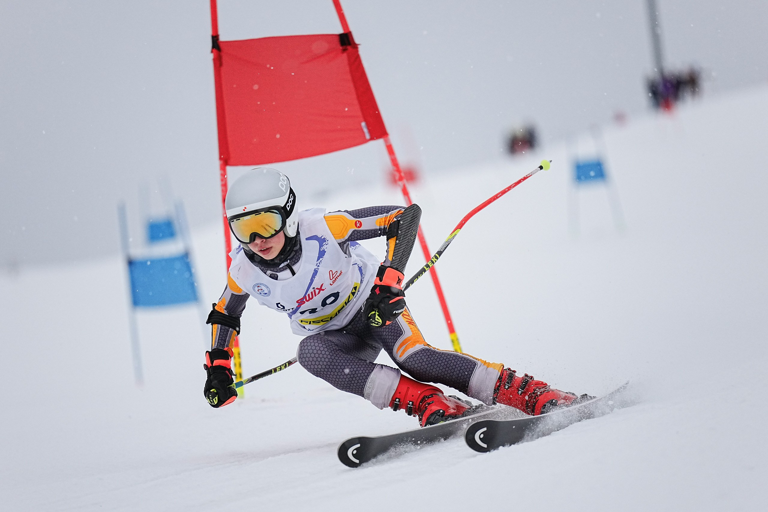 Горные лыжи. Первенство Центрального Федерального Округа. GS U16 Шуколово. Фотограф Студитский Евгений