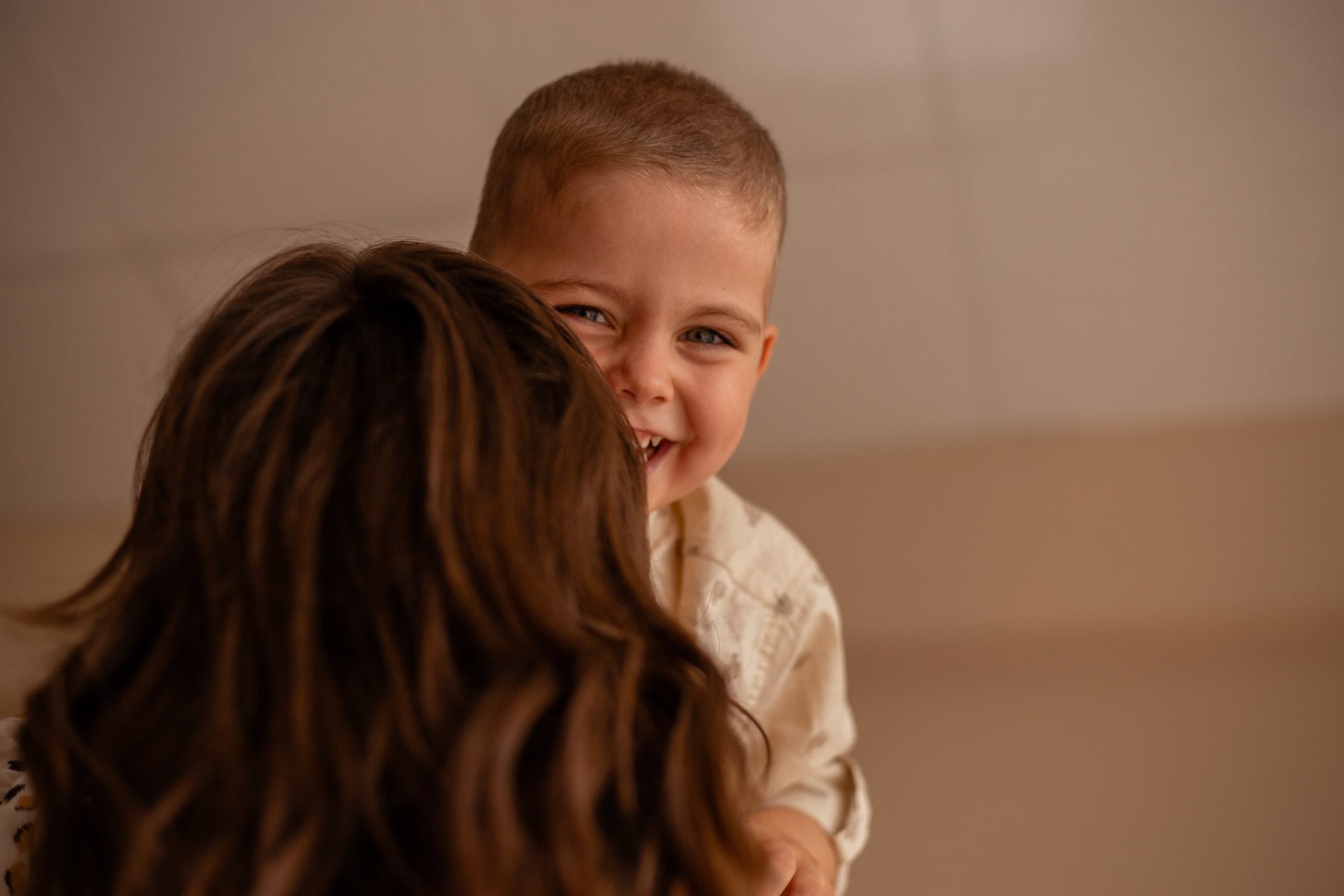 Надежда, Григорий и Ваня с семьёй