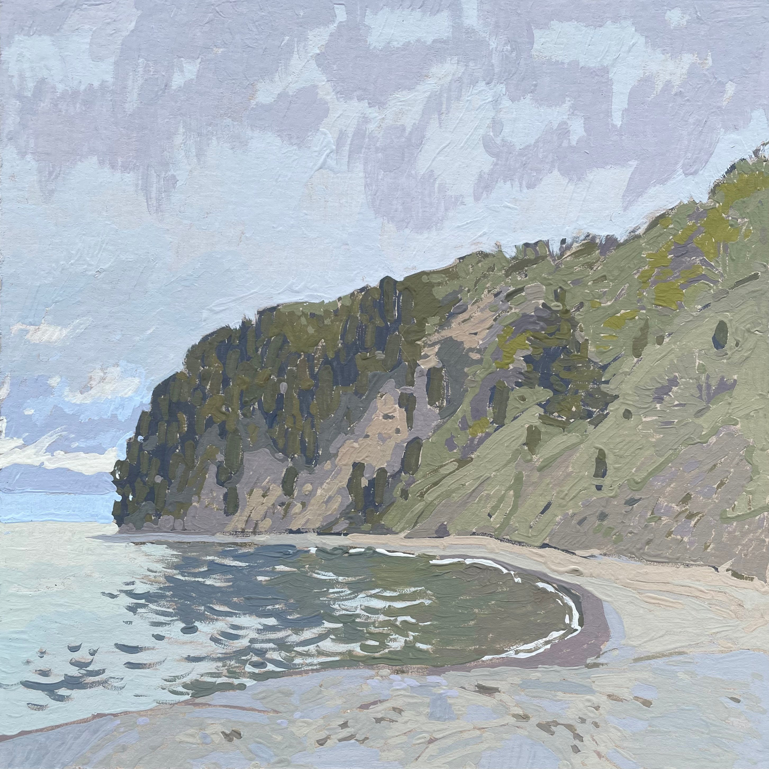 Туапсе. Художница Лиза Владимирова