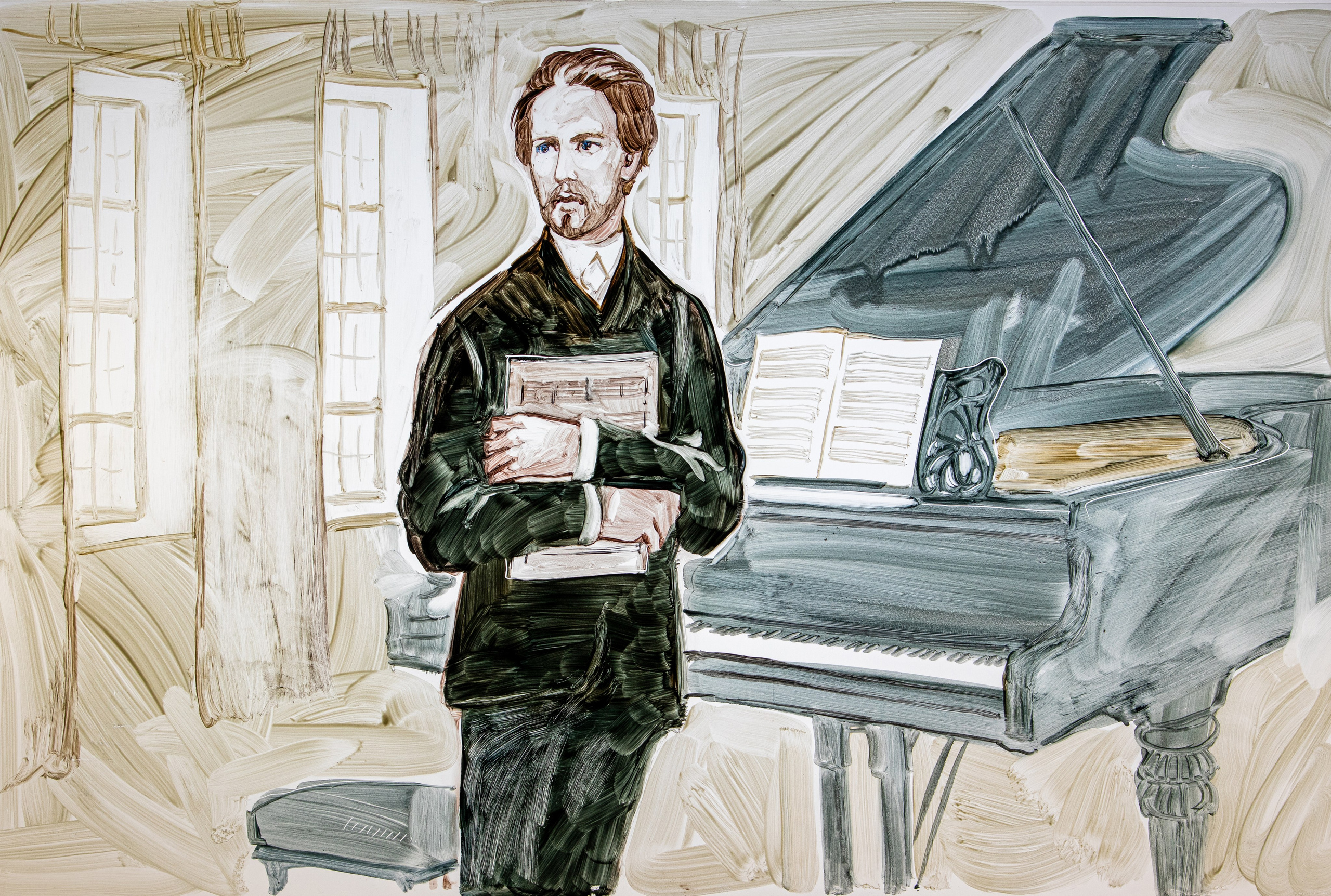 Чайковский. Художник Анна Хопта