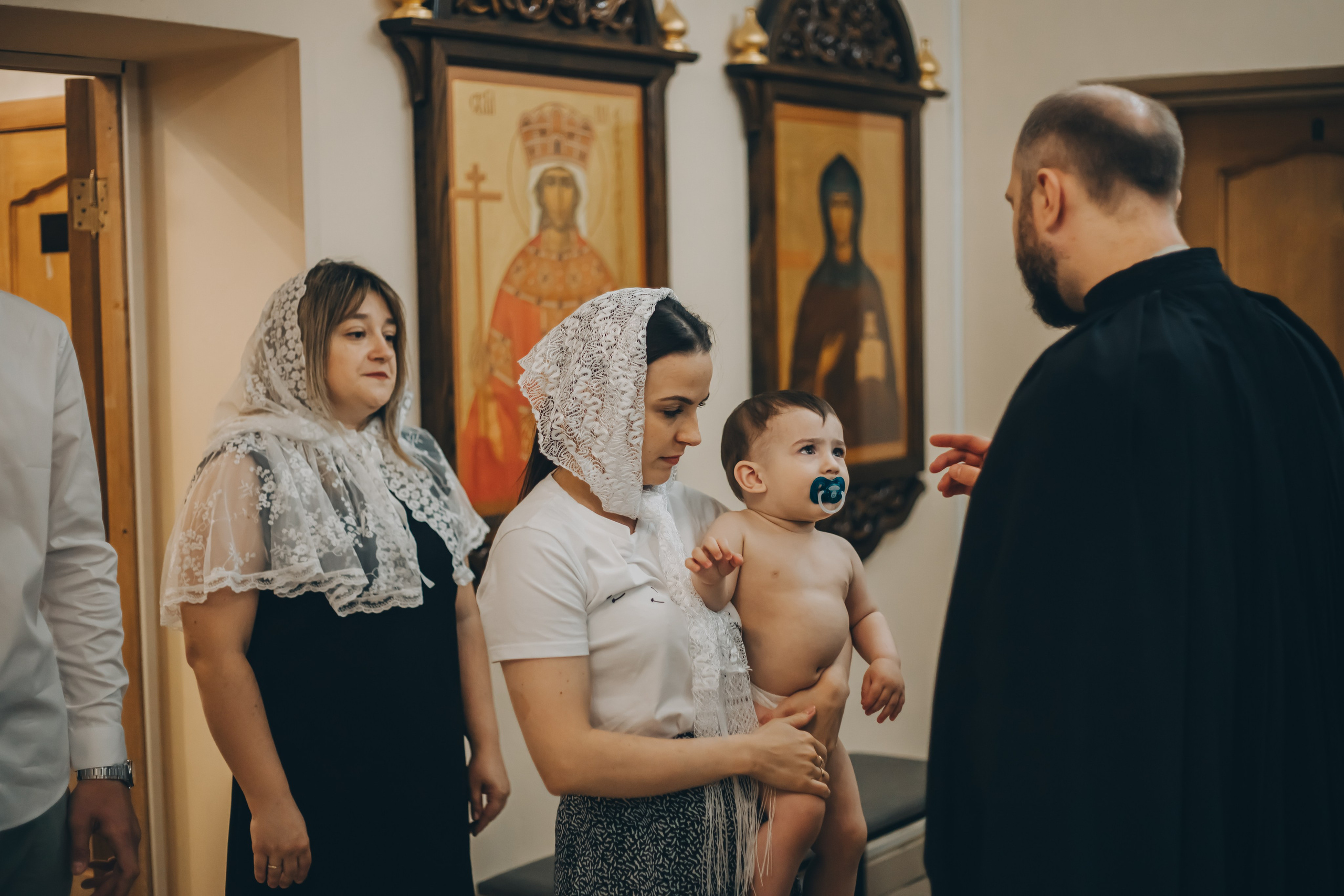Фотосессия таинства крещения в Белой Глине. Свадебный и семейный фотограф в Краснодарском крае Мария Данилкина