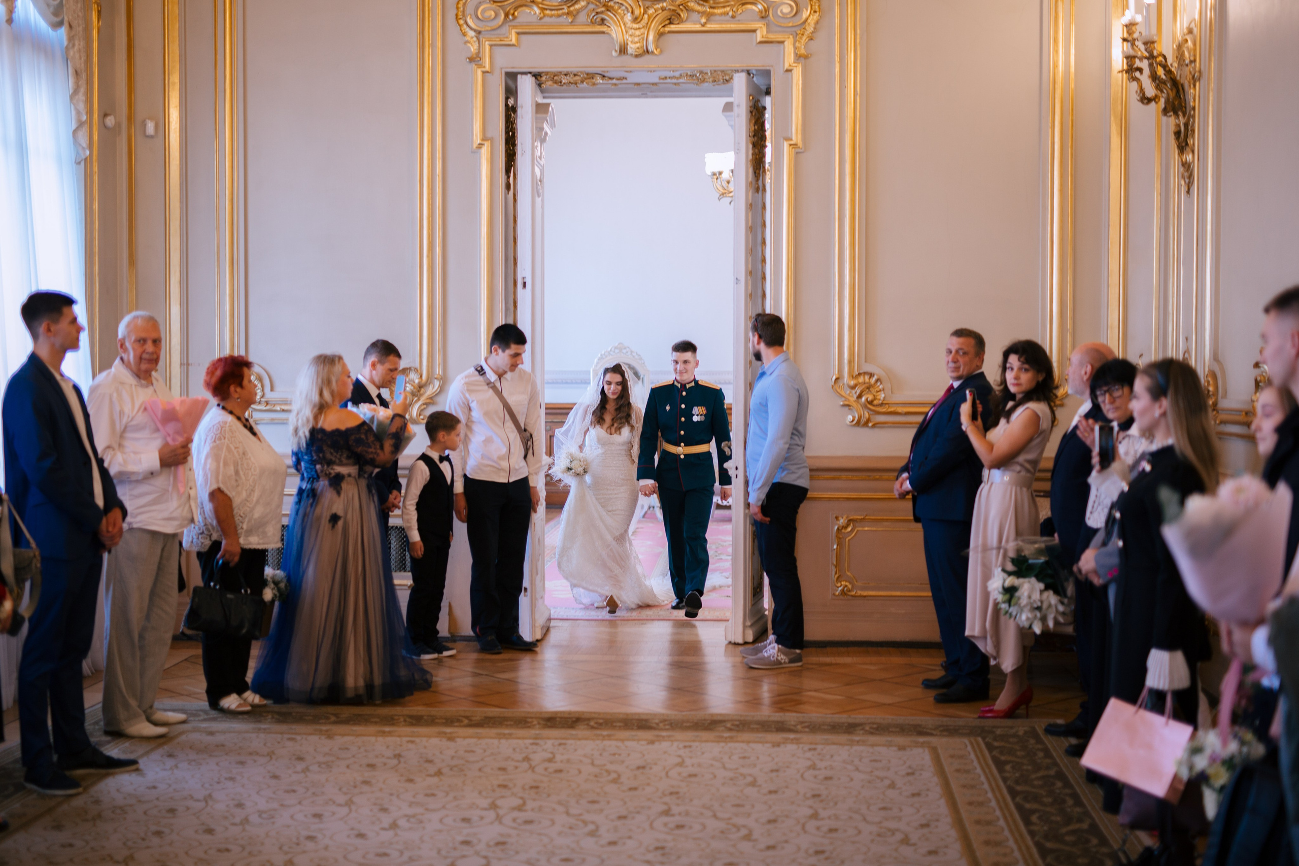 Роспись в I Дворце, СПб. Портретный и репортажный фотограф в Санкт-Петербурге Елизавета Я