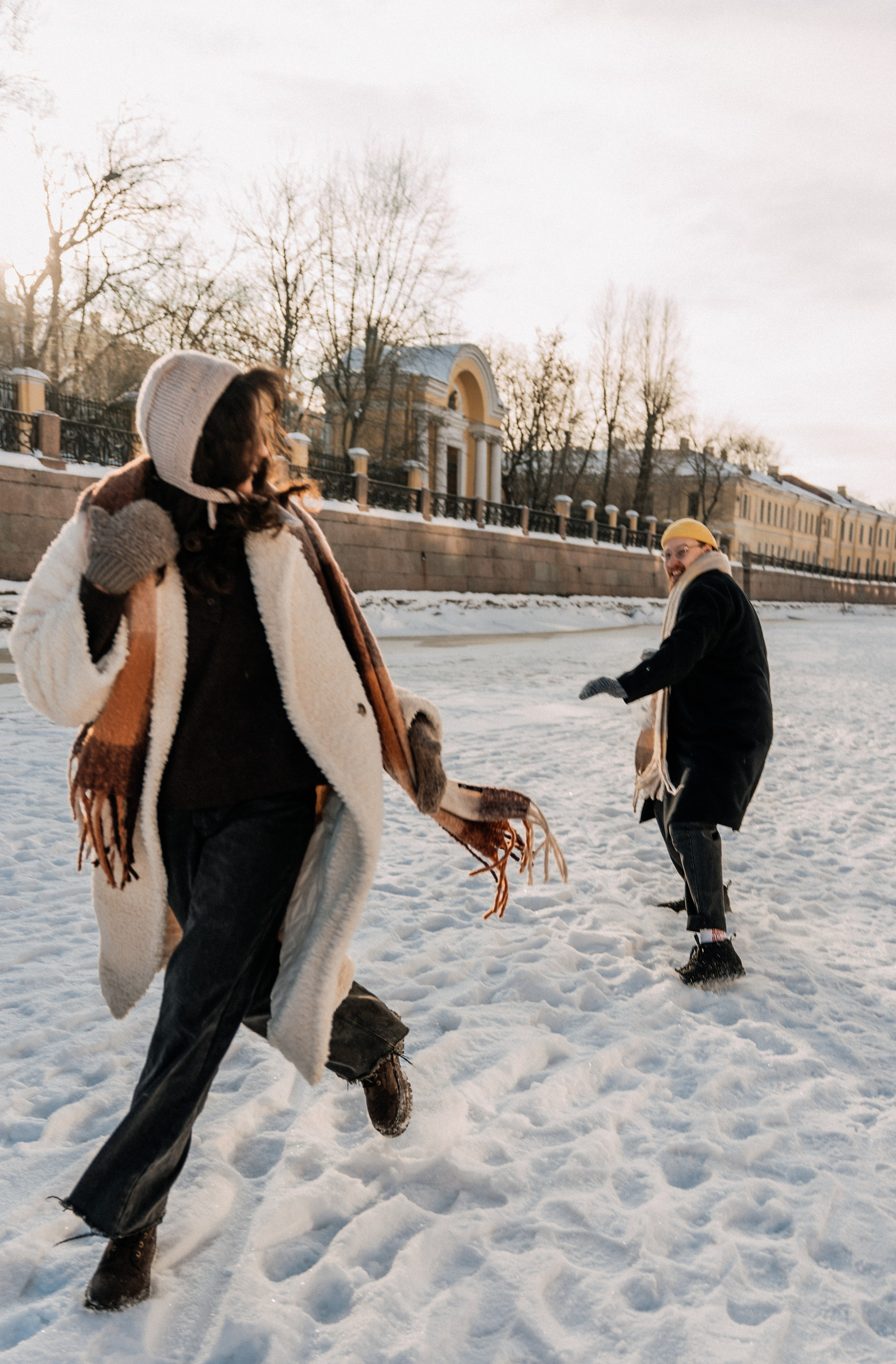 Парная фотосессия в Санкт-Петербурге. Фотосессия на замерзшем льду. Федосова Елизавета - фотограф Санкт-Петербург. fedosova__ph