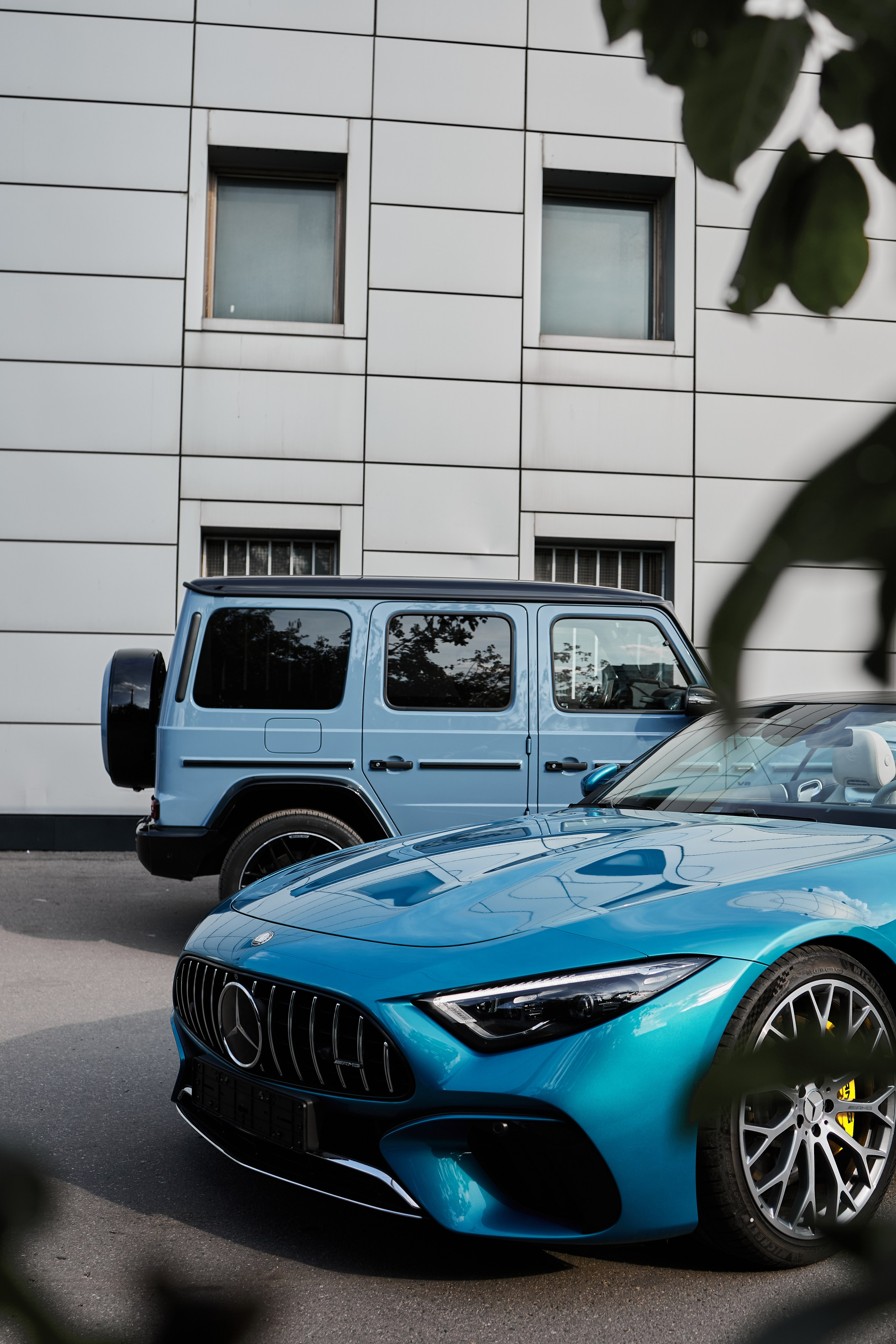 SL AMG 63 & G AMG 63. Фотограф в Москве Струц Влада