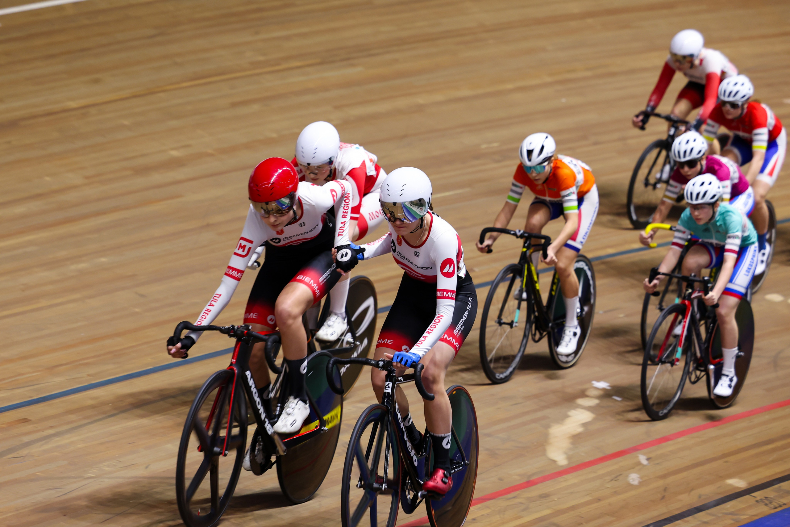 Кубок России велотрек гонка Мэдисон 21.01.2025. Спортивный и репортажный фотограф Антон Тереханов