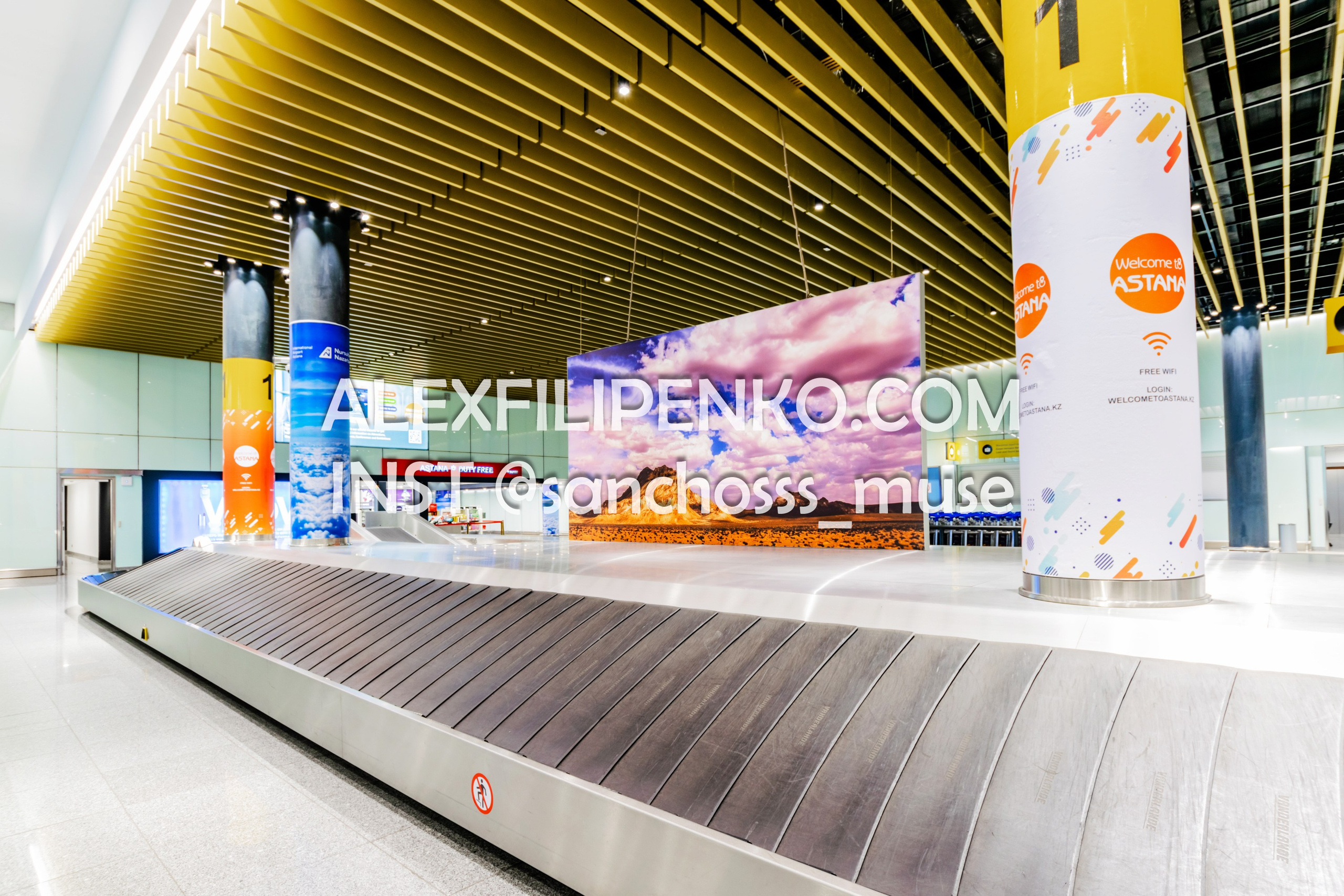 Фотосъемка для рекламного оператора MYD Production в Аэропорту Астаны. Фотограф интерьера недвижимости и архитектуры в Астане
