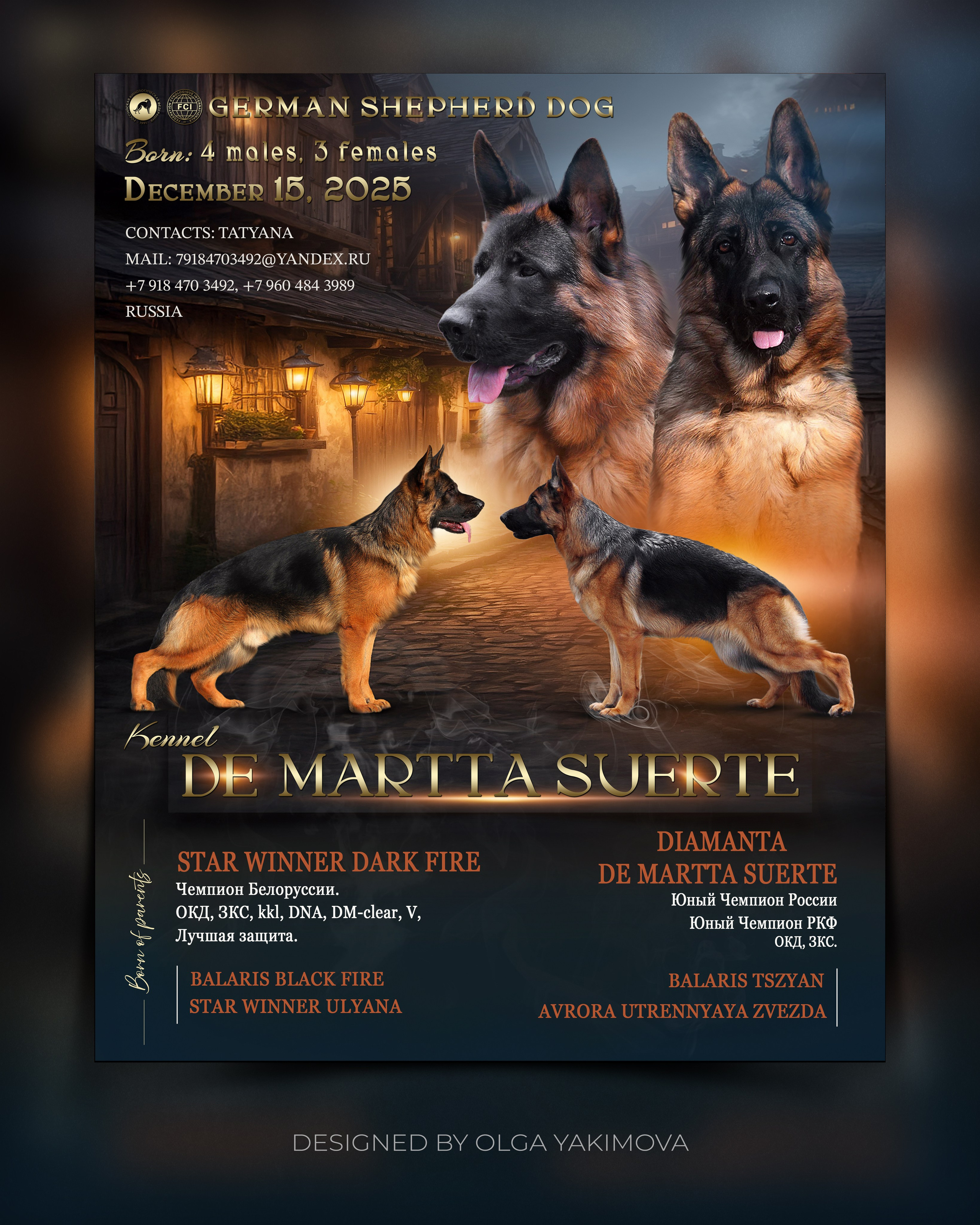 Animal presentation. Фотограф