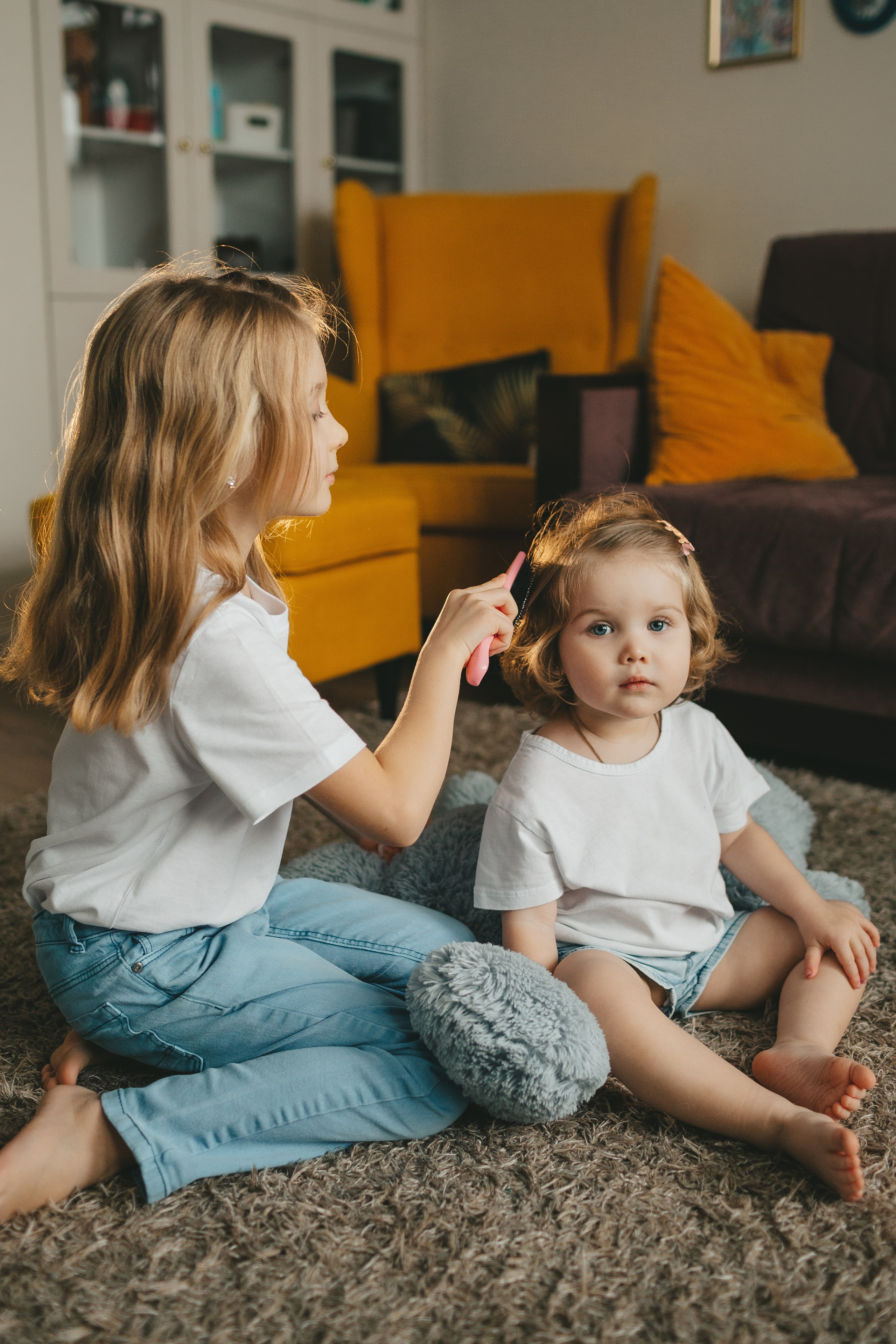 Семья Пети и Алёны (домашняя фотосессия). Семейный и детский фотограф и видеограф в Москве, Дрокина Наталья